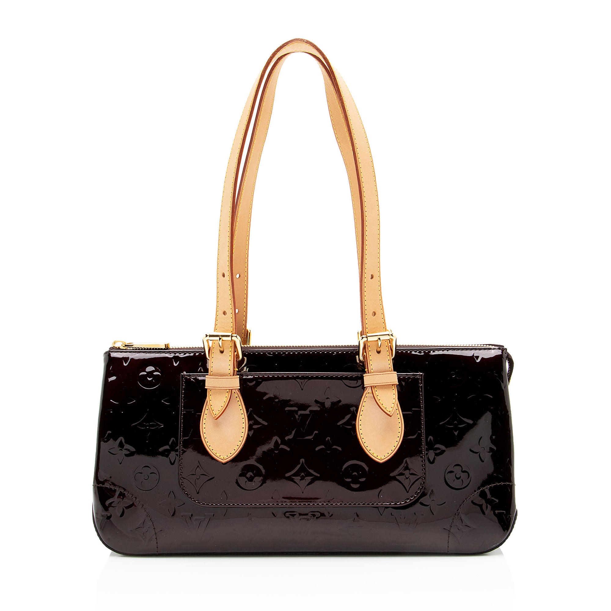 Louis Vuitton Monogram Vernis Rosewood Satchel