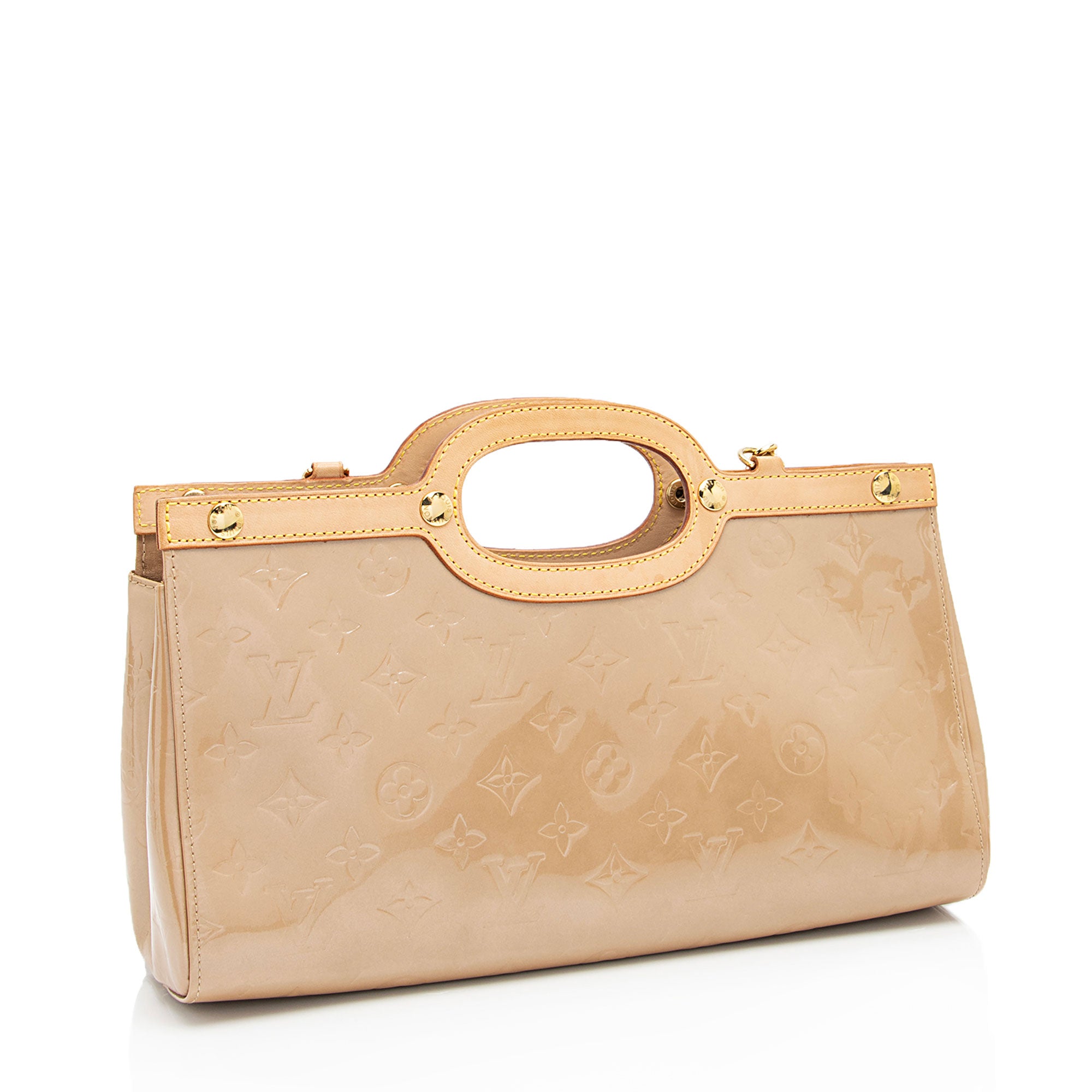 Louis Vuitton Monogram Vernis Roxbury Drive Clutch (SHF-JTTZyc)