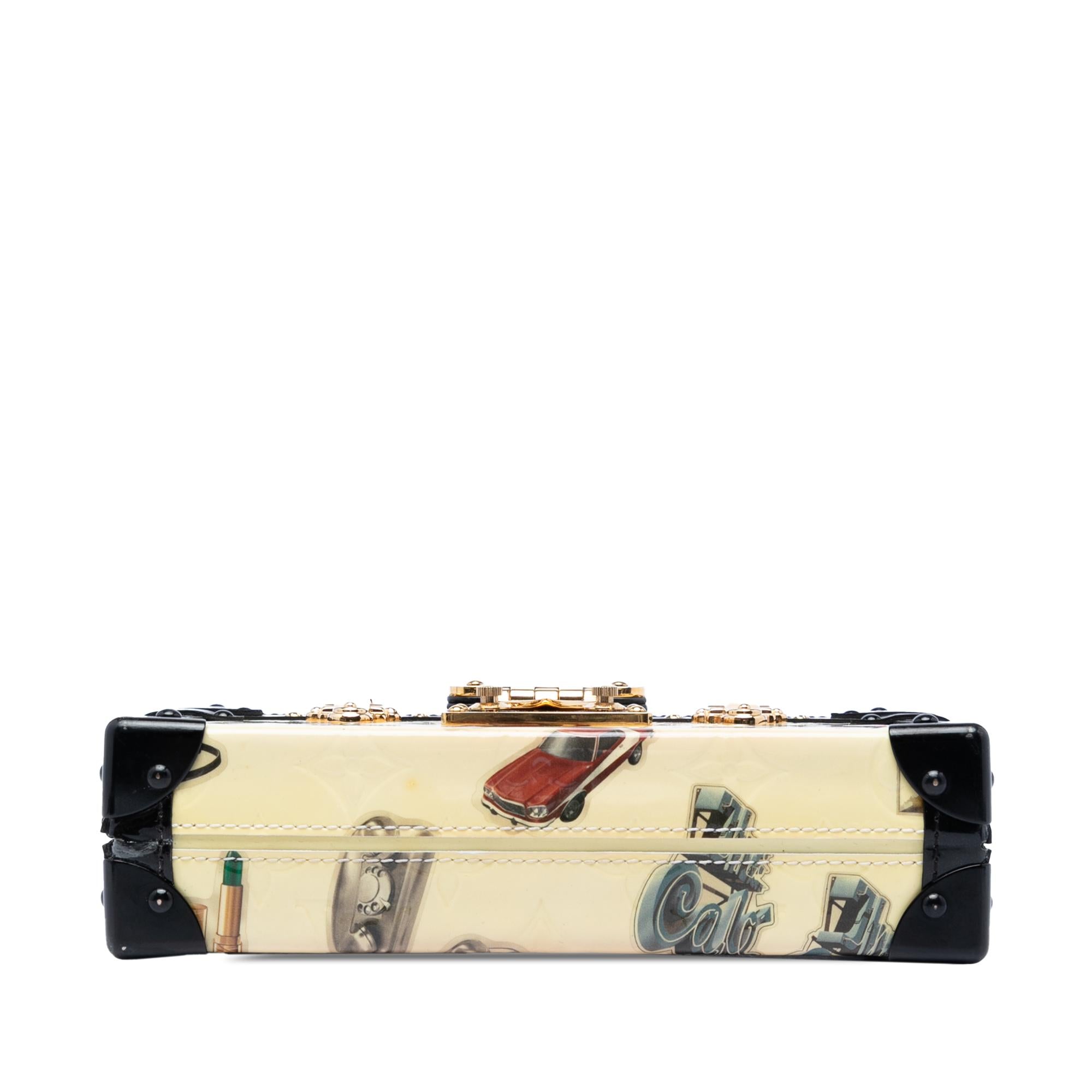 Louis Vuitton Monogram Vernis Stickers Petite Malle