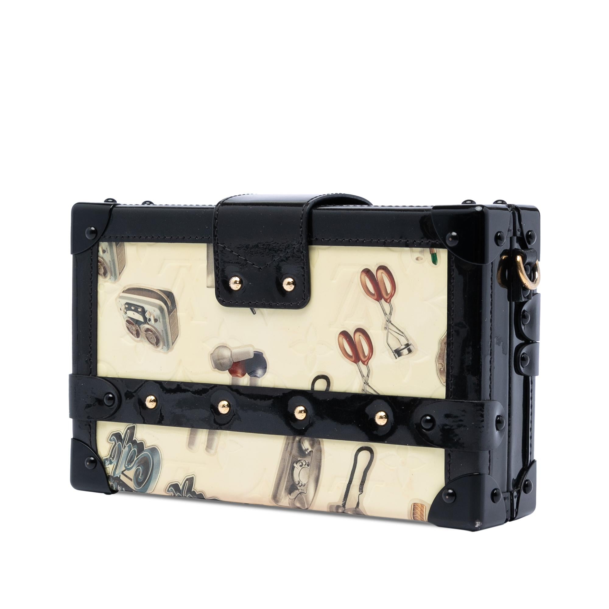 Louis Vuitton Monogram Vernis Stickers Petite Malle