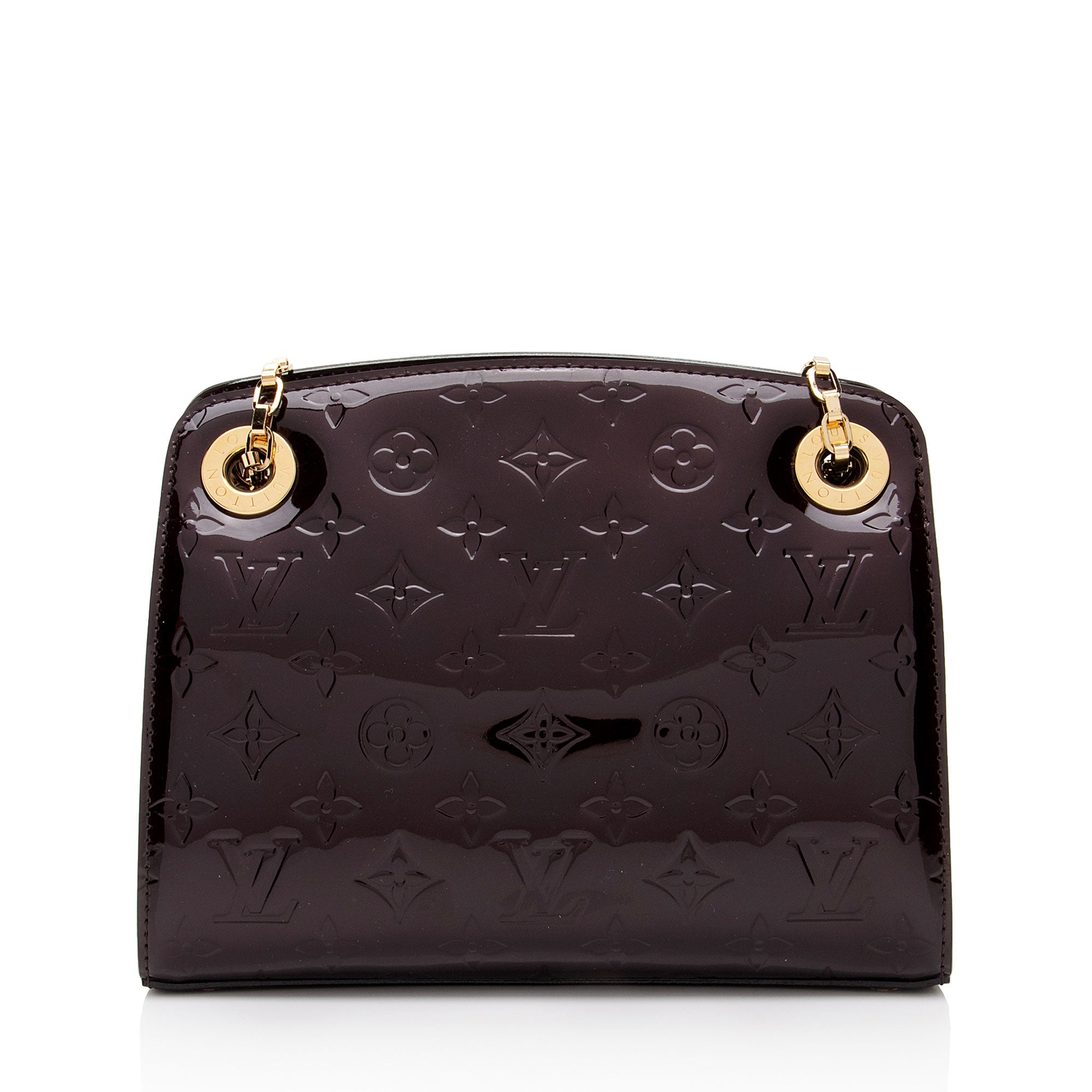Louis Vuitton Monogram Vernis Virginia PM Shoulder Bag (SHF-rxNHf7)