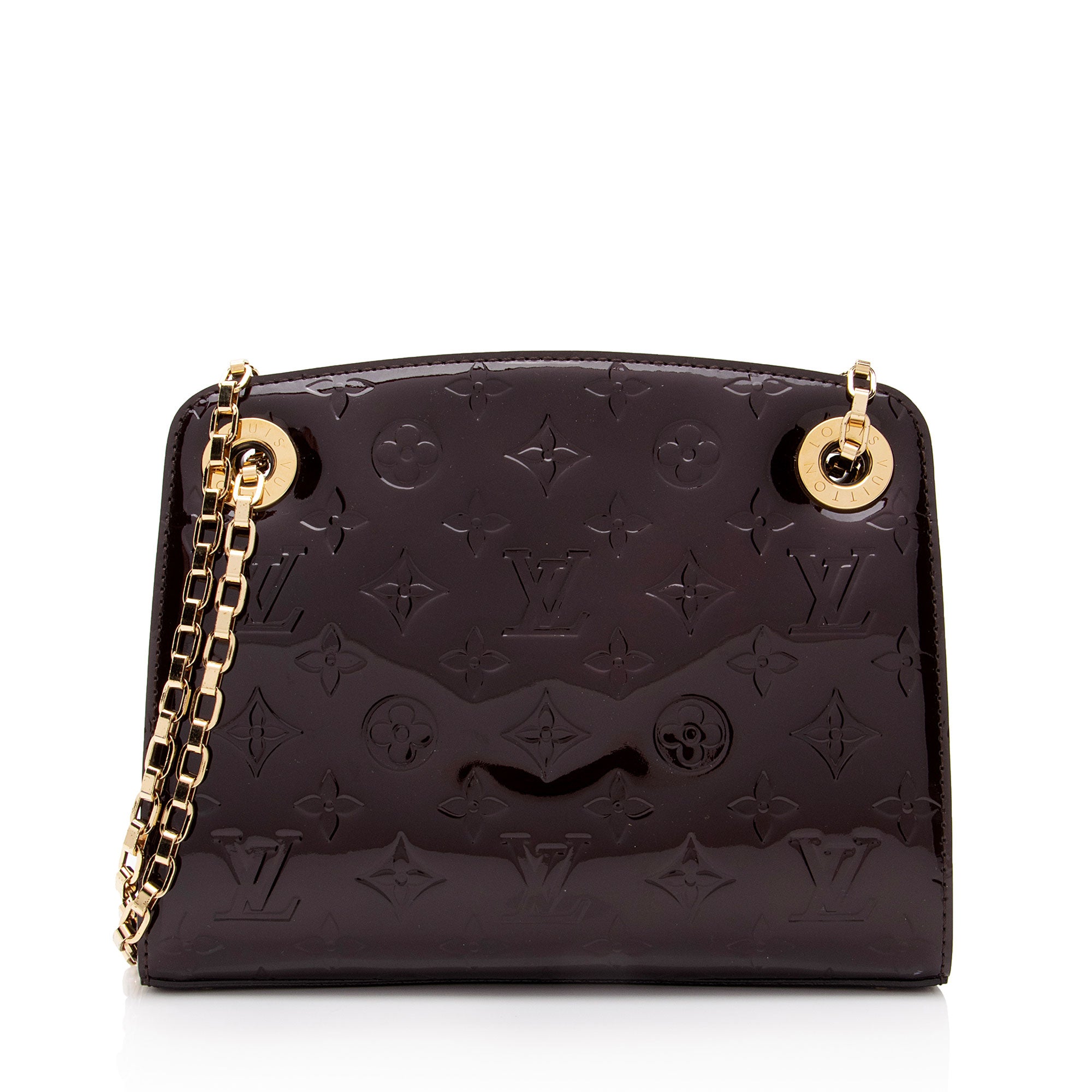 Louis Vuitton Monogram Vernis Virginia PM Shoulder Bag (SHF-rxNHf7)