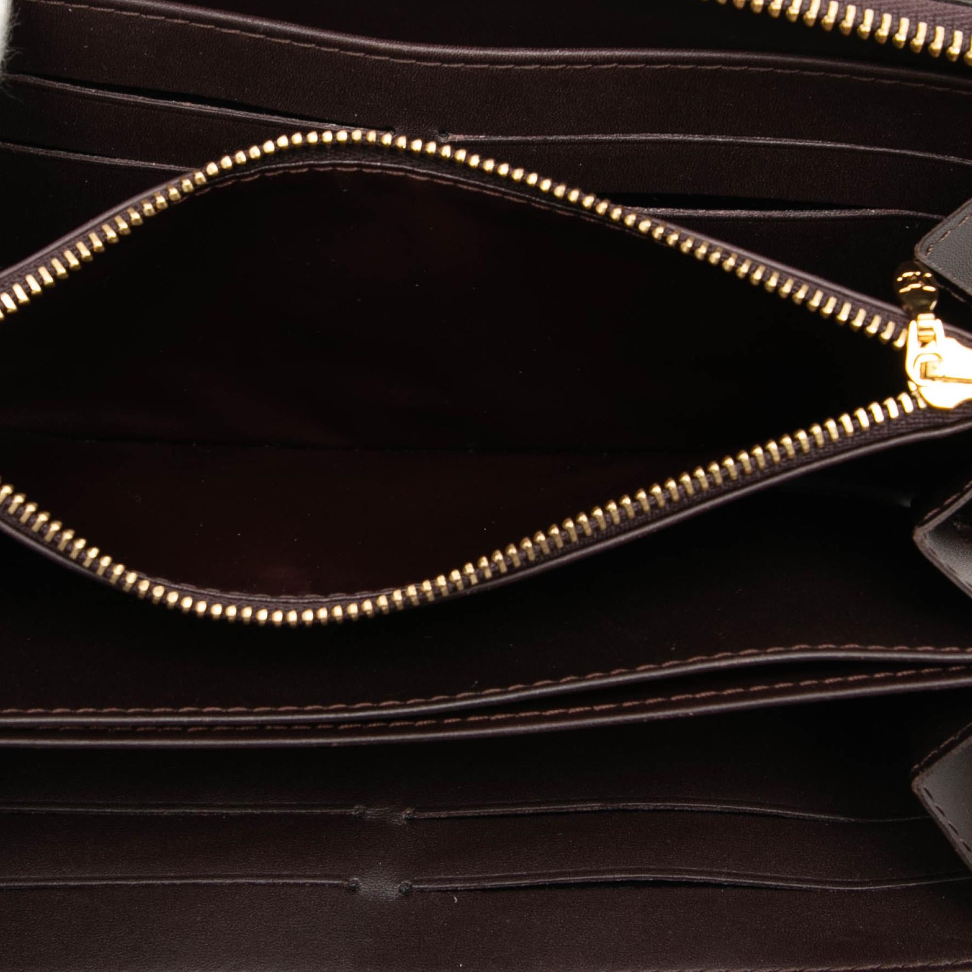 Louis Vuitton Monogram Vernis Zippy Long Wallet