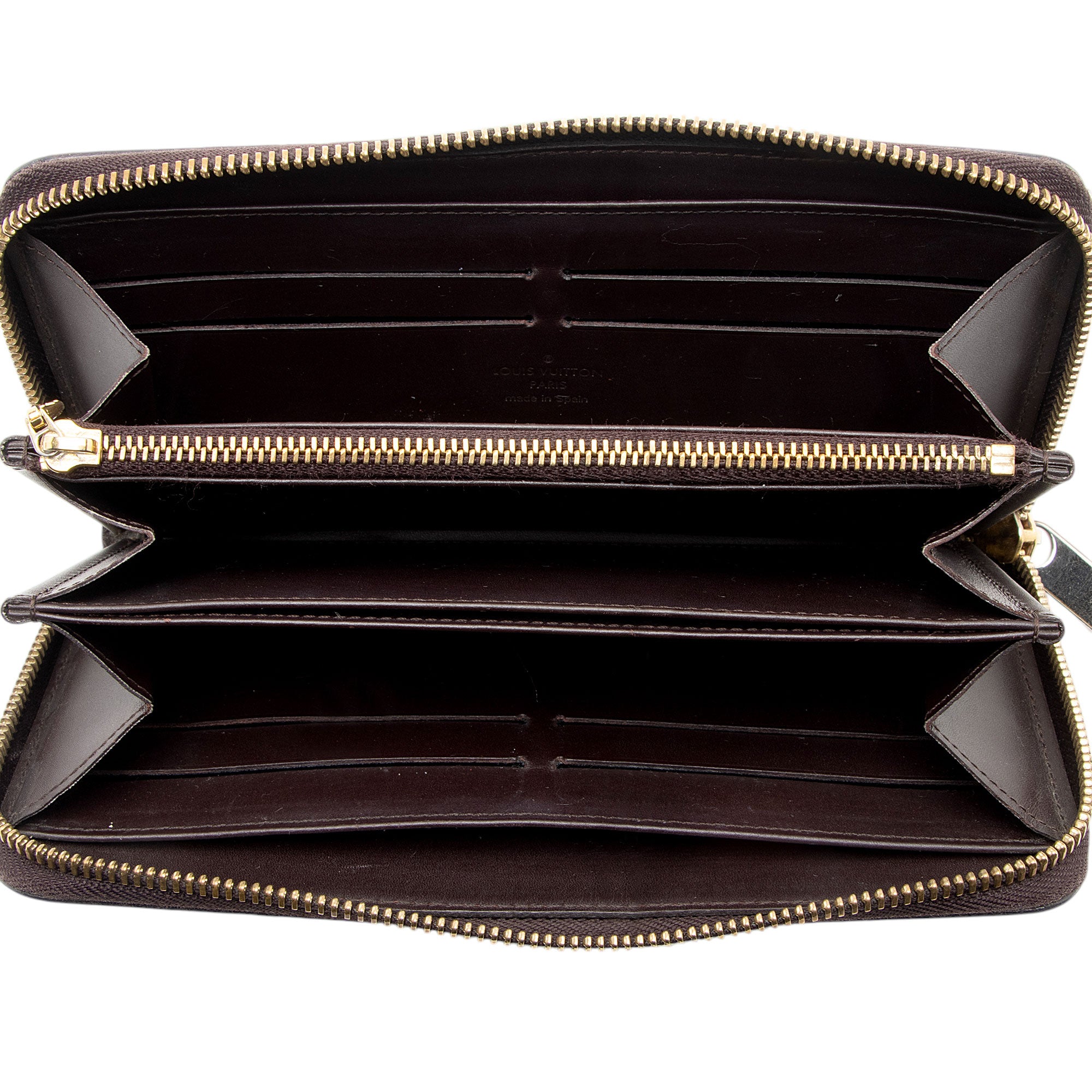 Louis Vuitton Monogram Vernis Zippy Wallet (SHF-0wPWNy)