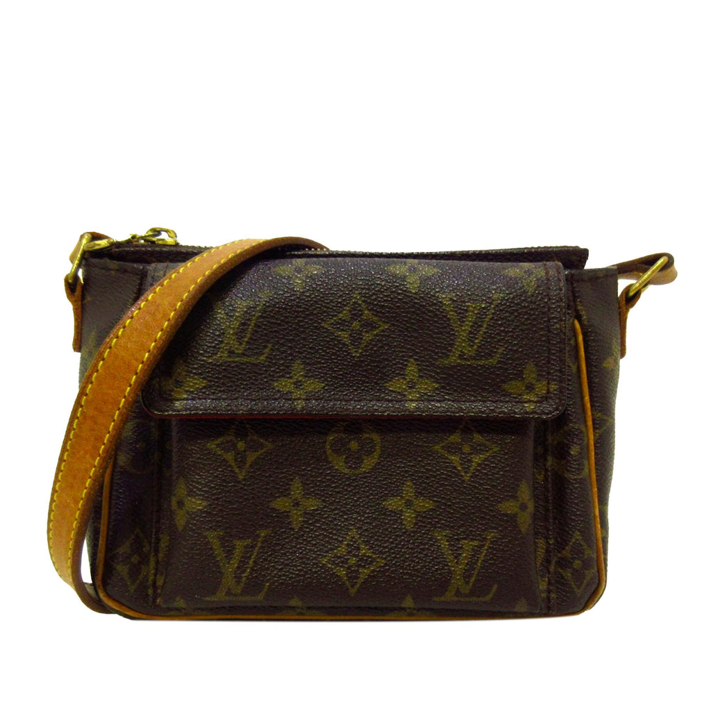Louis+Vuitton+Viva+Cite+Shoulder+Bag+PM+Brown+Canvas+Monogram for