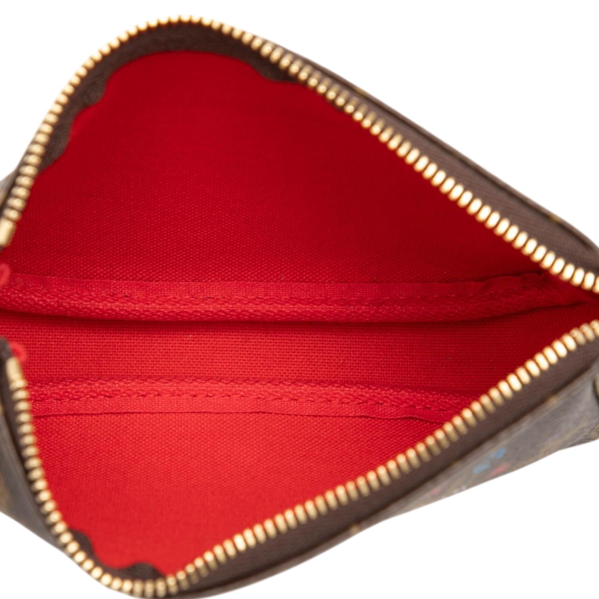 Louis Vuitton Monogram Vivienne Christmas Mini Pochette Accessoires