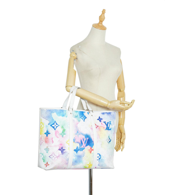 LV Louis Vuitton tie-dye letter print ladies shopping handbag shoulder