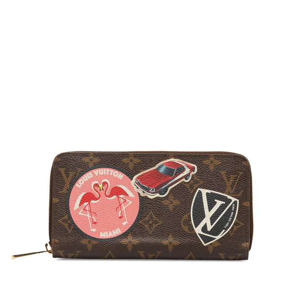 Louis Vuitton Monogram World Tour Zippy Long Wallet (SHG-qEL4ZE)
