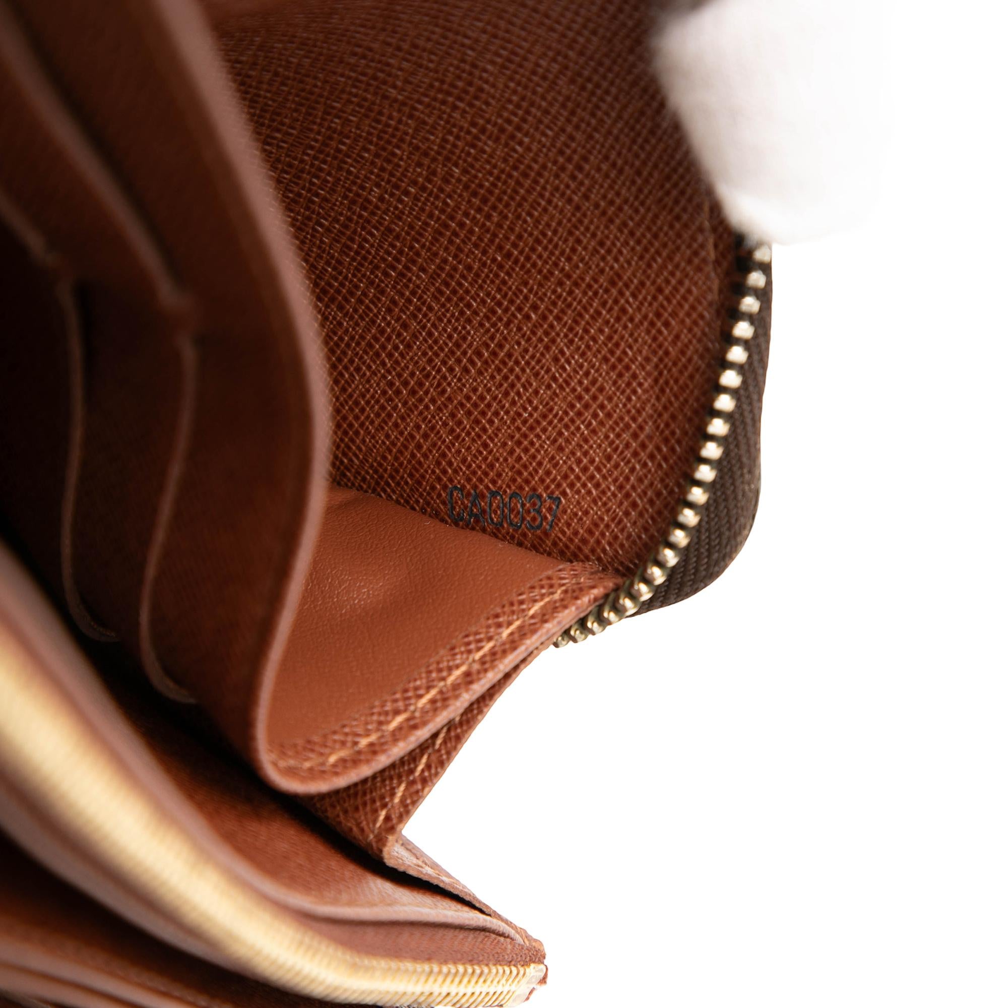 Louis Vuitton Monogram Zippy Long Wallet