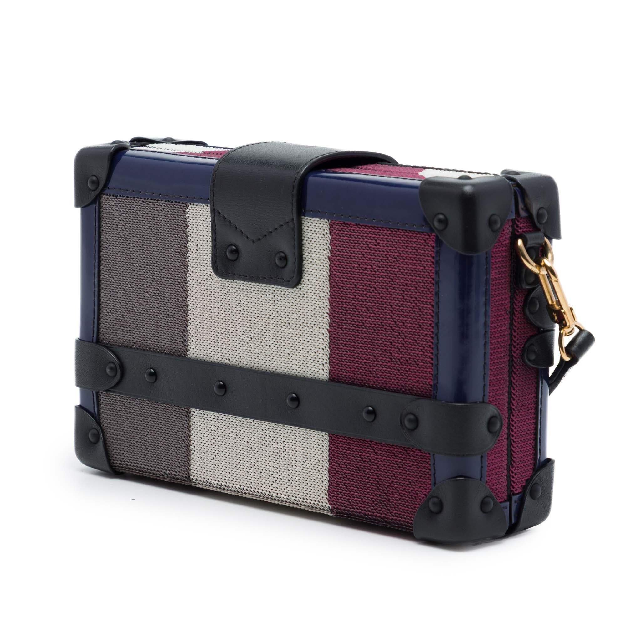 Louis Vuitton Multicolor Sequin Night Bird Petite Malle