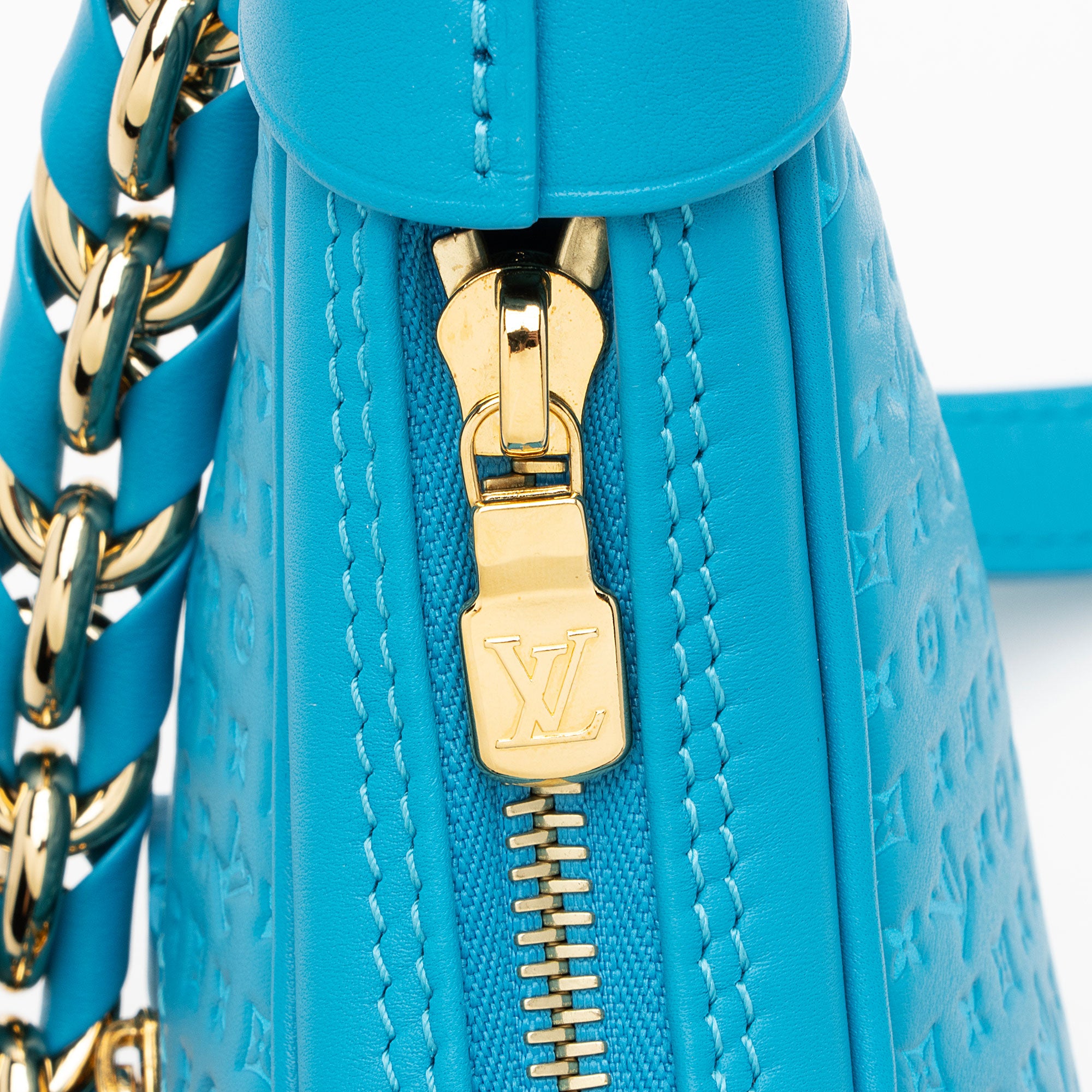 Louis Vuitton Nanogram Embossed Loop Shoulder Bag