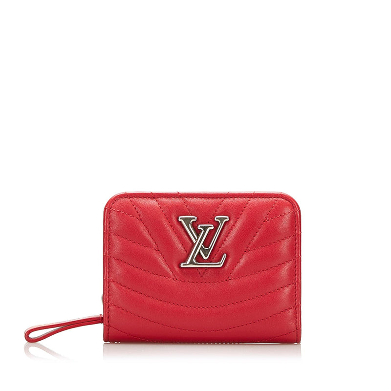 Auth Louis Vuitton New Wave Bifold Short Wallet Red/Multicolor