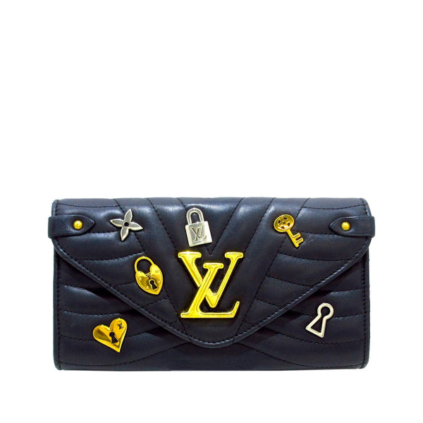 Louis Vuitton New Wave Lock Love Wallet (SHG-0BUrLy)