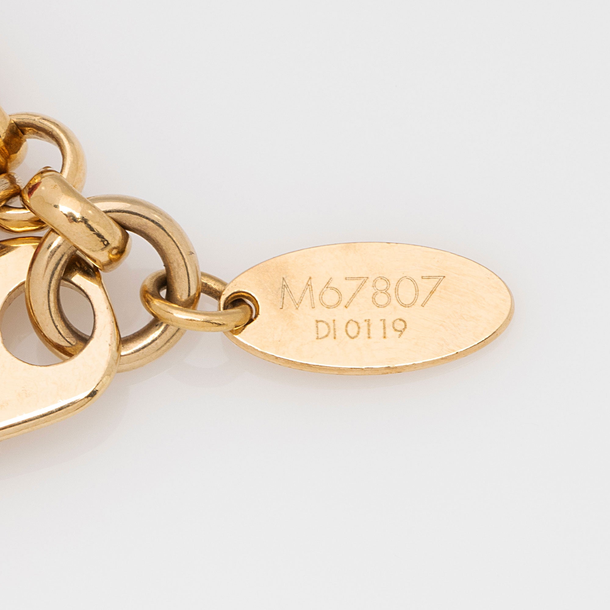 Louis Vuitton New Wave Logo Key Ring Bag Charm (SHF-w8GMz1)