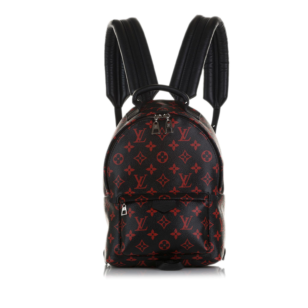 louis vuitton backpack red and black