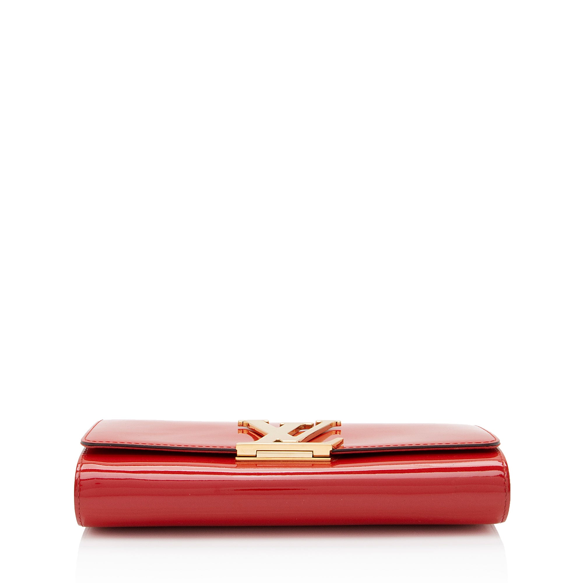 Louis Vuitton Patent Leather Louise Neo Sobe Clutch (SHF-AYeUxs)
