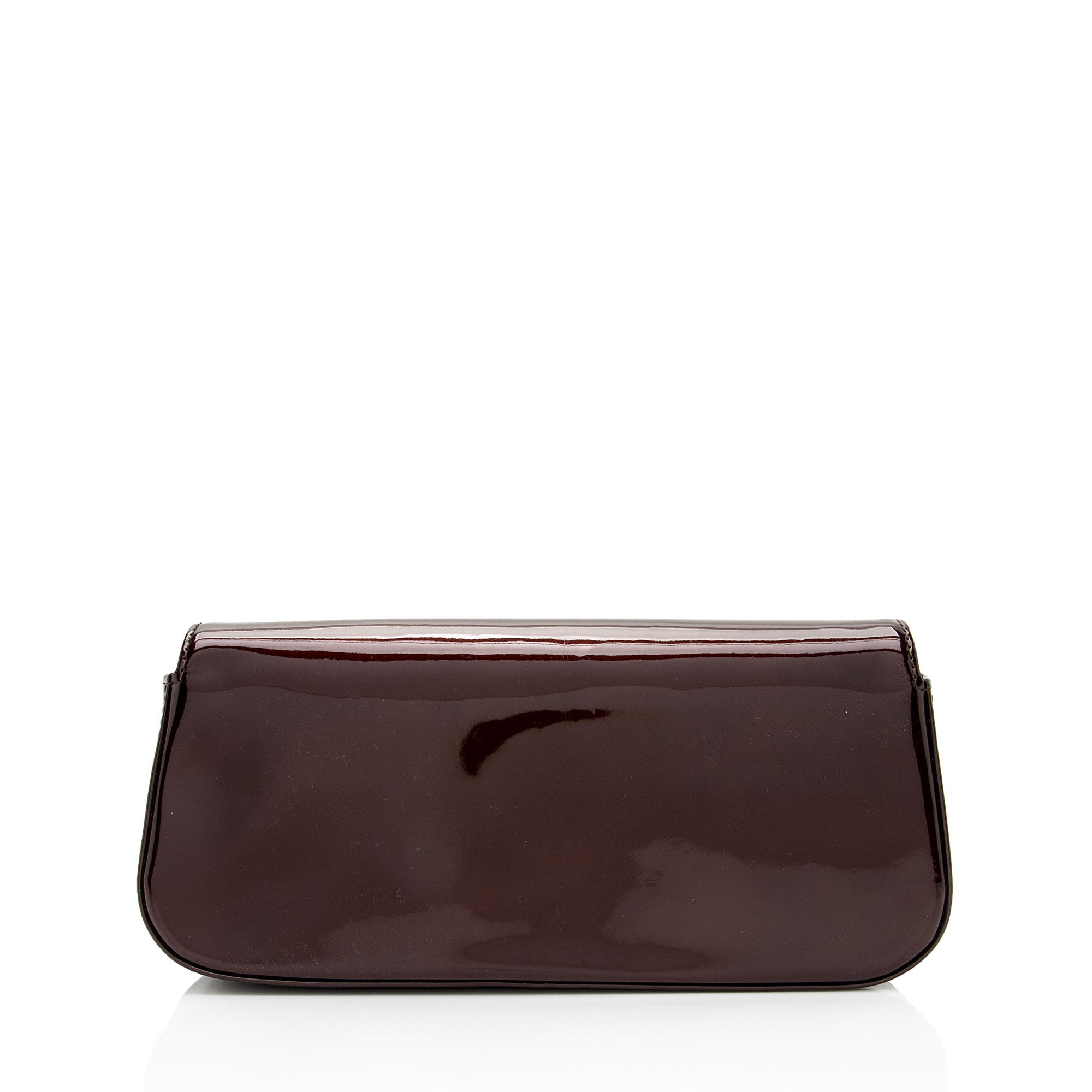 Louis Vuitton Patent Leather Sobe Clutch (SHF-O0hDXi)