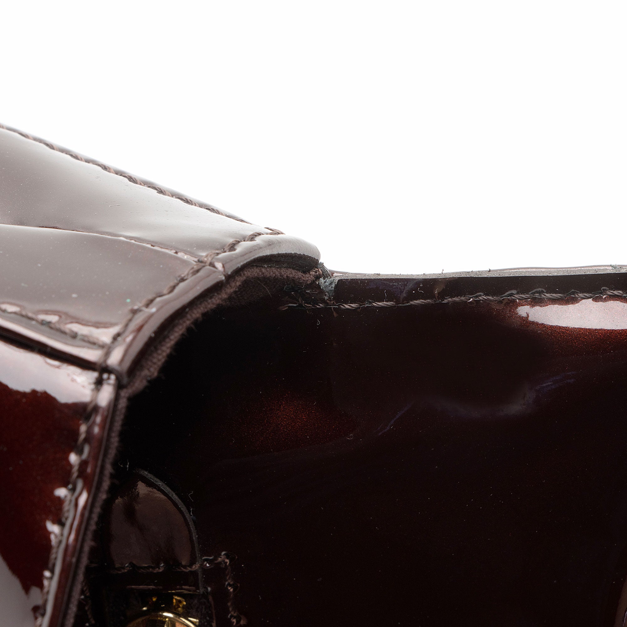 Louis Vuitton Patent Leather Sobe Clutch