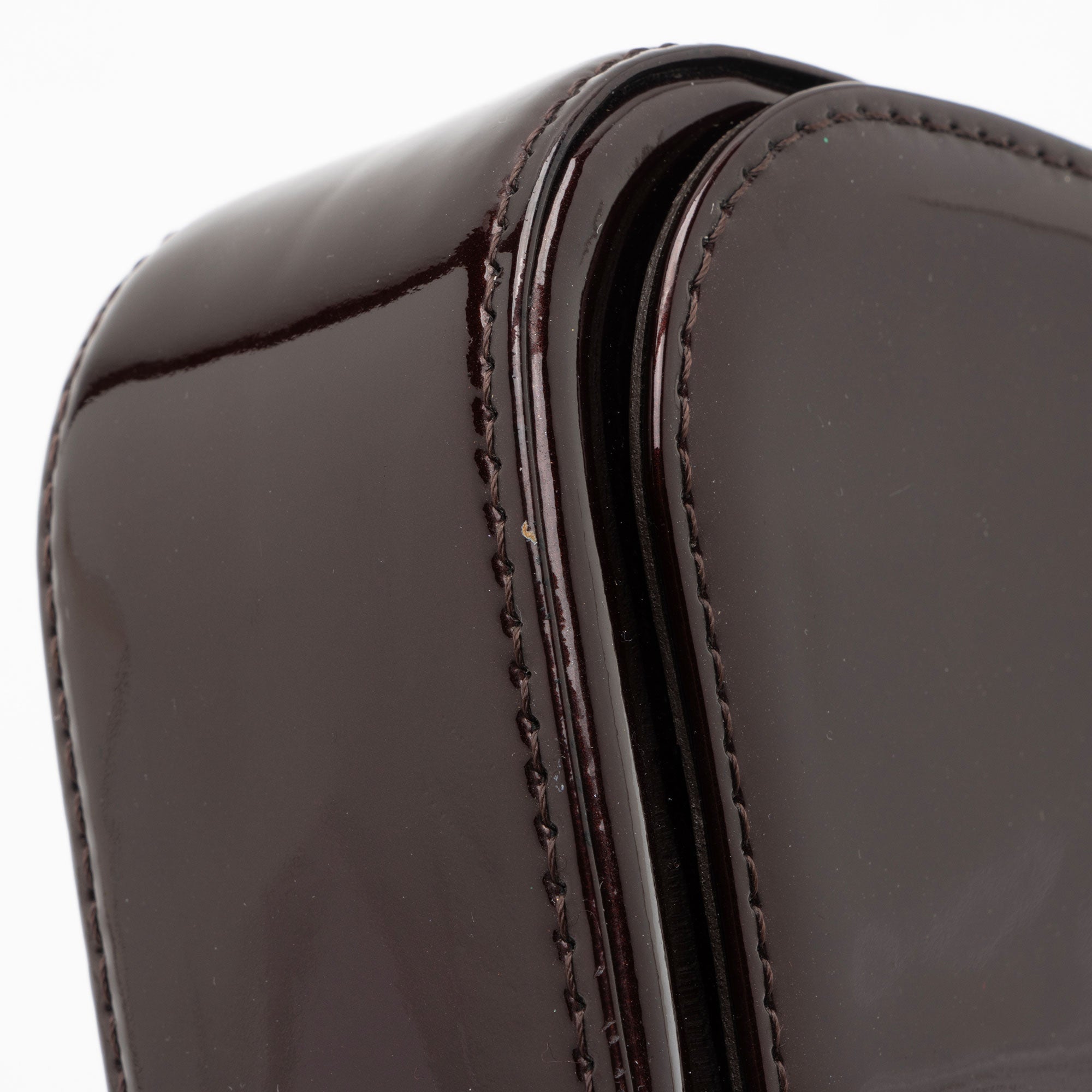 Louis Vuitton Patent Leather Sobe Clutch