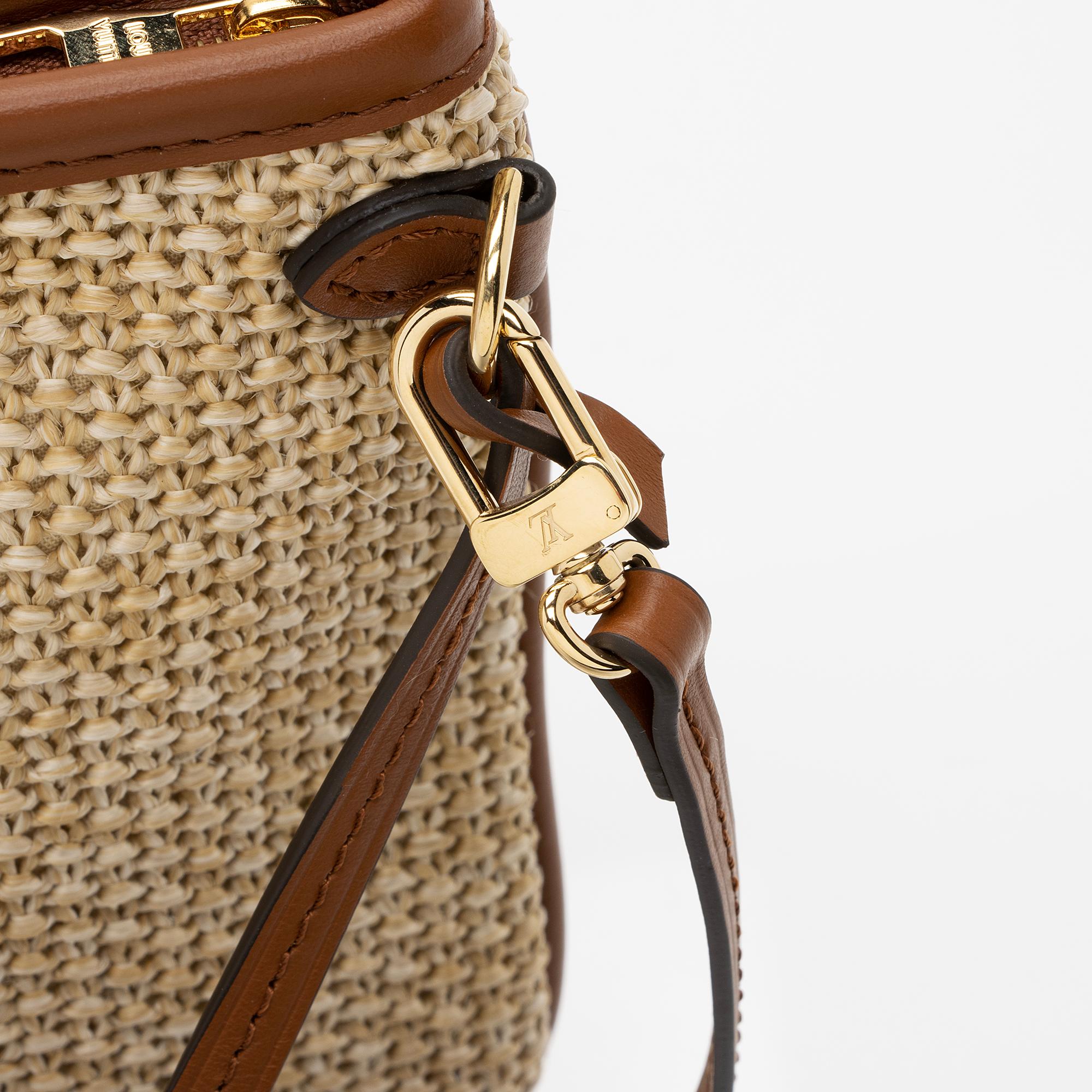 Louis Vuitton Raffia Pochette (SHF-Emz8og)