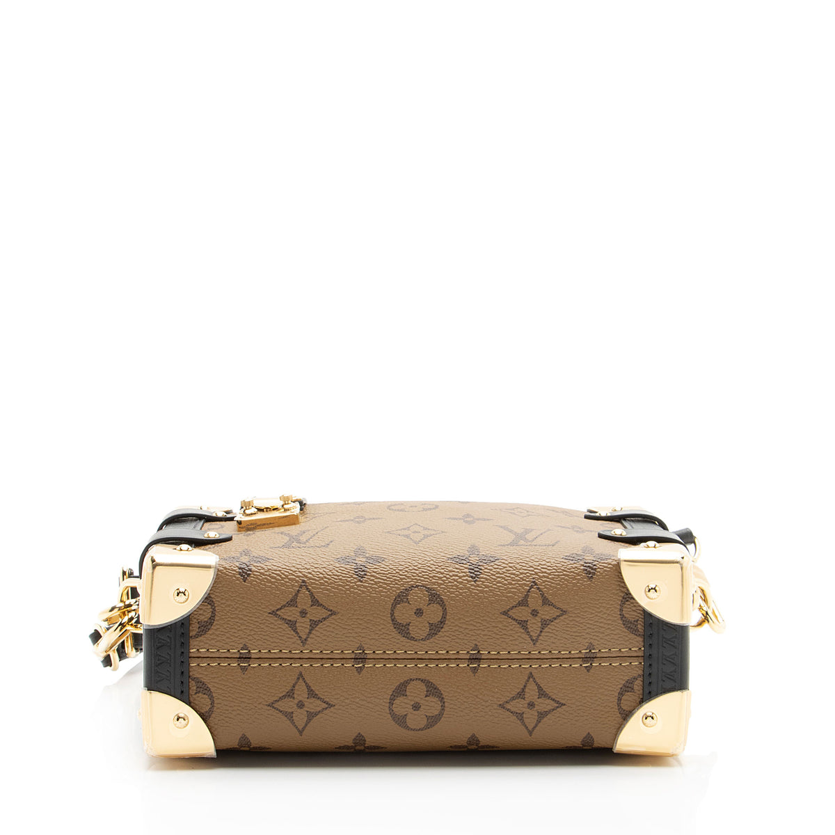 Louis Vuitton Reverse Monogram Canvas Side Trunk PM Shoulder Bag