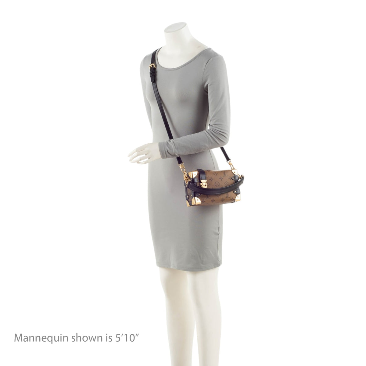 Louis Vuitton Reverse Monogram Canvas Side Trunk PM Shoulder Bag
