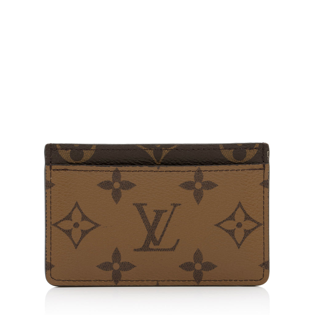 Pre-owned Louis Vuitton Clemence Wallet Monogram Reverse