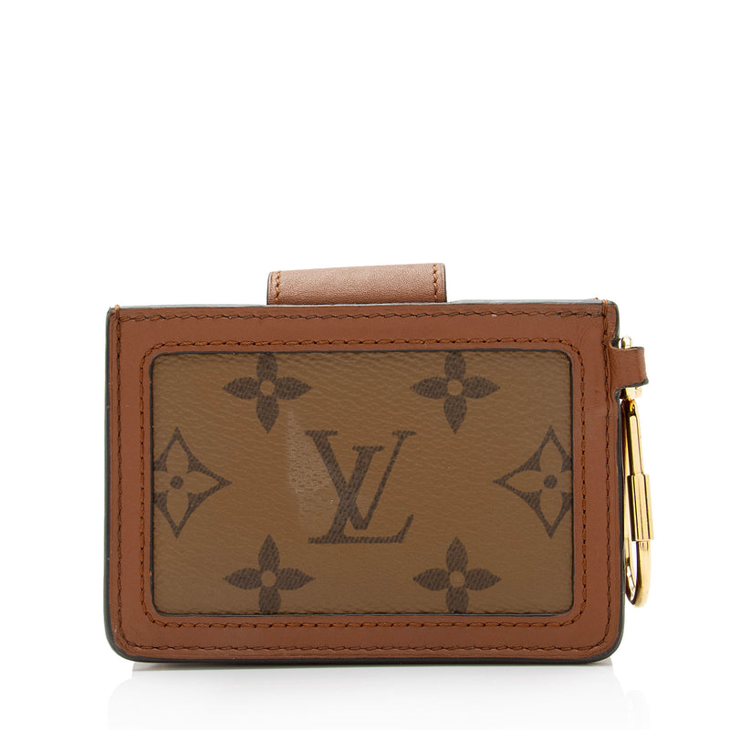 Louis Vuitton Brown Monogram Reverse Dauphine Compact Wallet