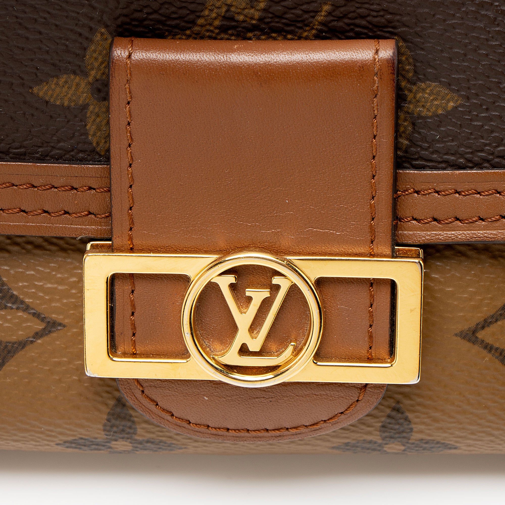 Louis Vuitton Reverse Monogram Dauphine Compact Wallet