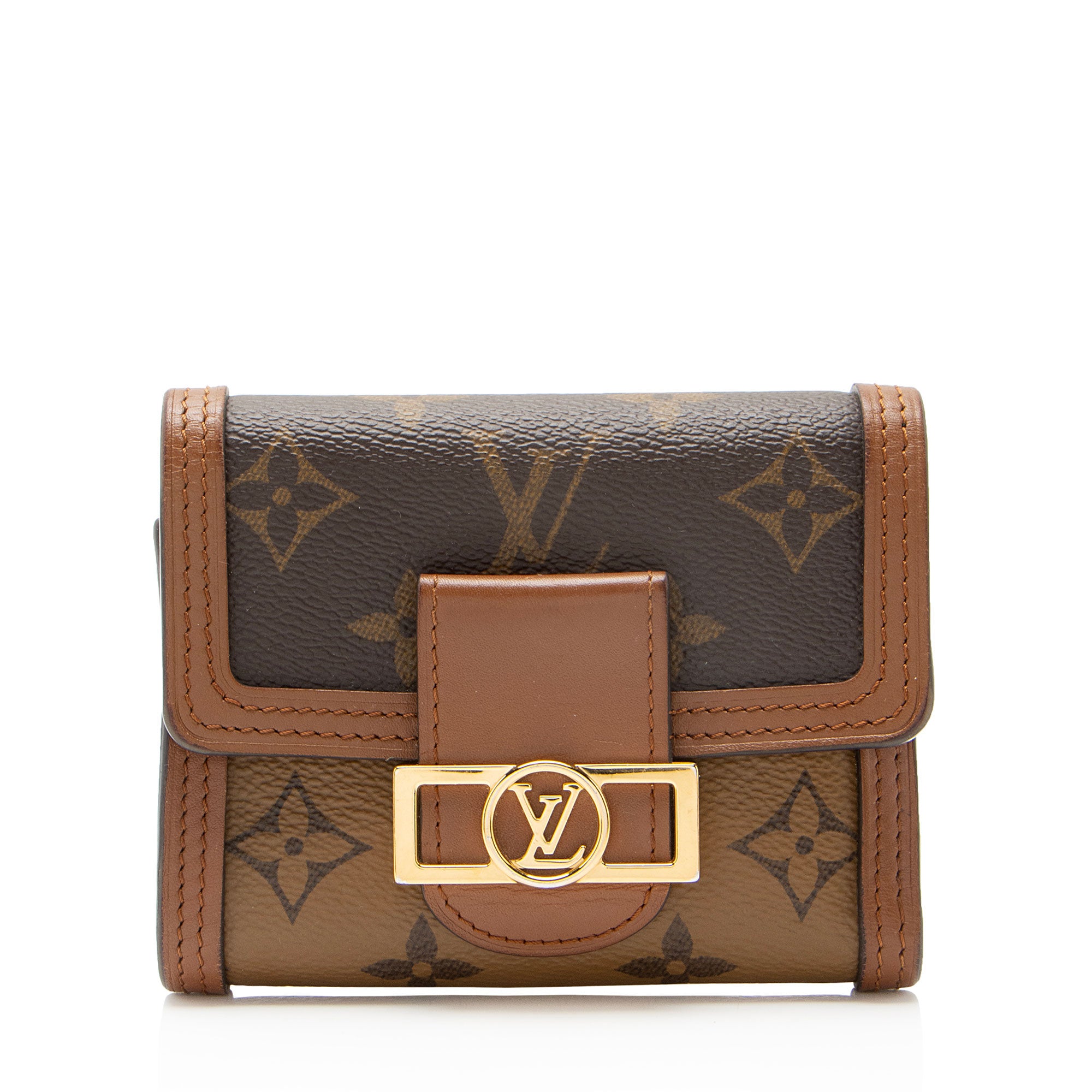 Louis Vuitton Reverse Monogram Dauphine Compact Wallet