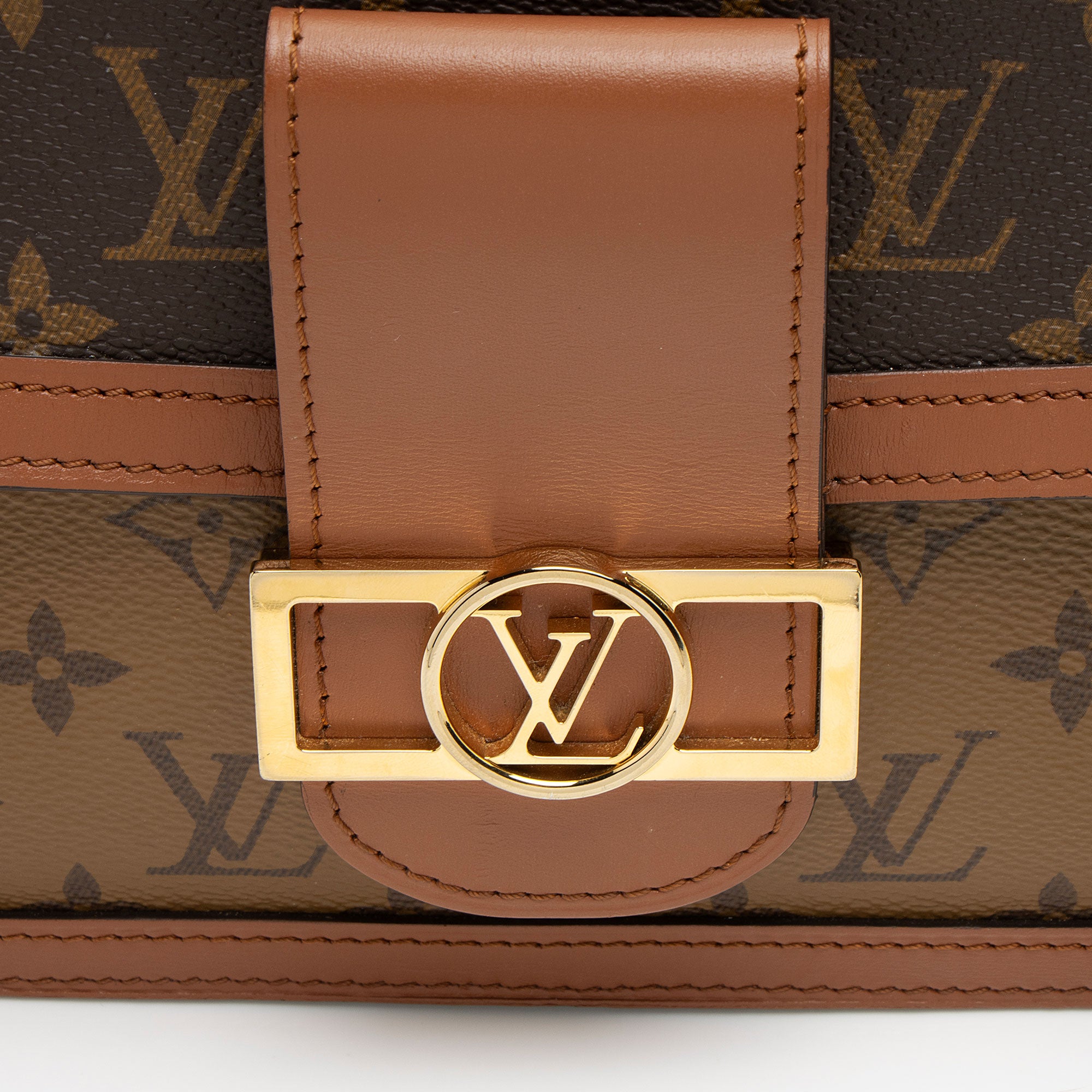 Louis Vuitton Reverse Monogram Dauphine MM Shoulder Bag