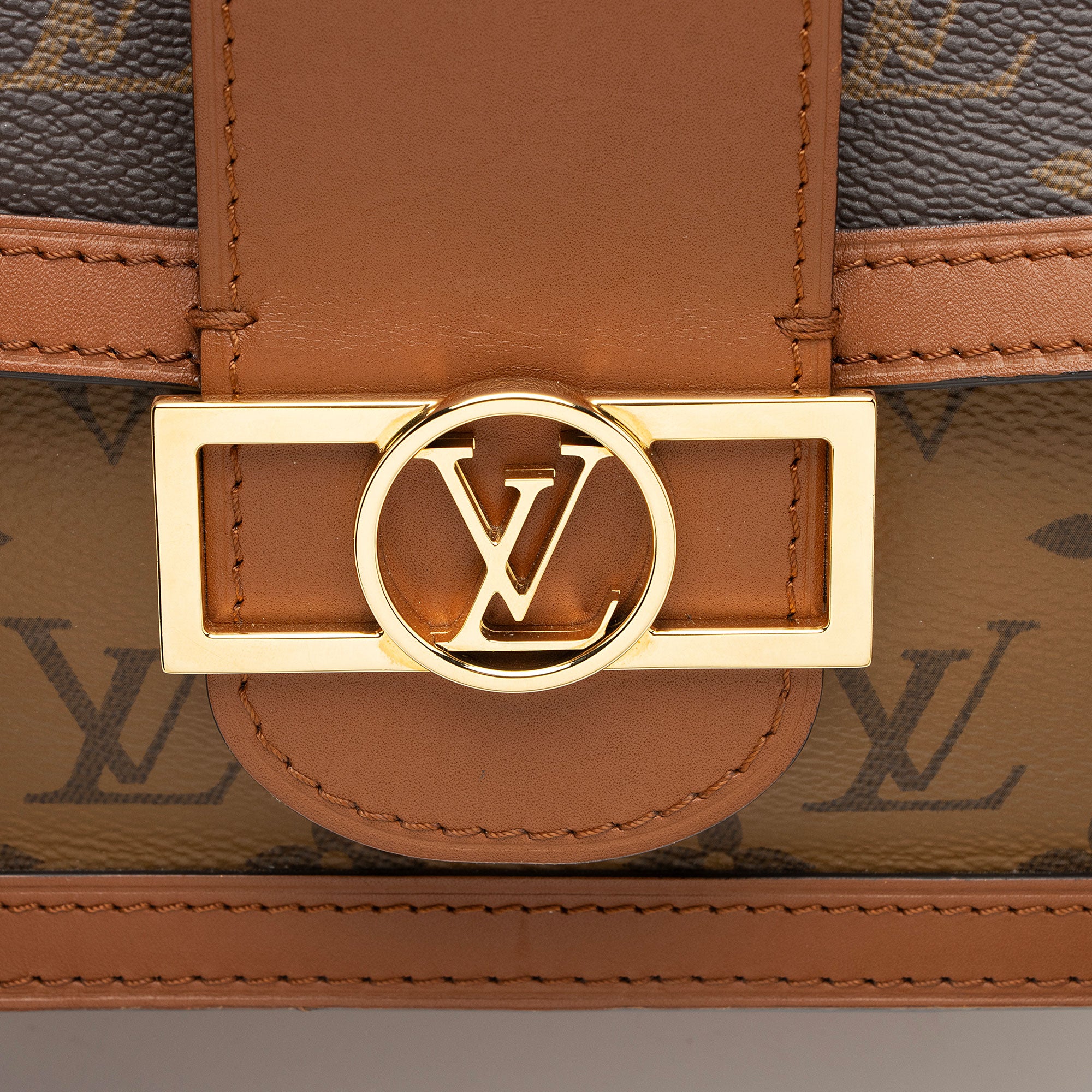 Louis Vuitton Reverse Monogram Dauphine MM Shoulder Bag