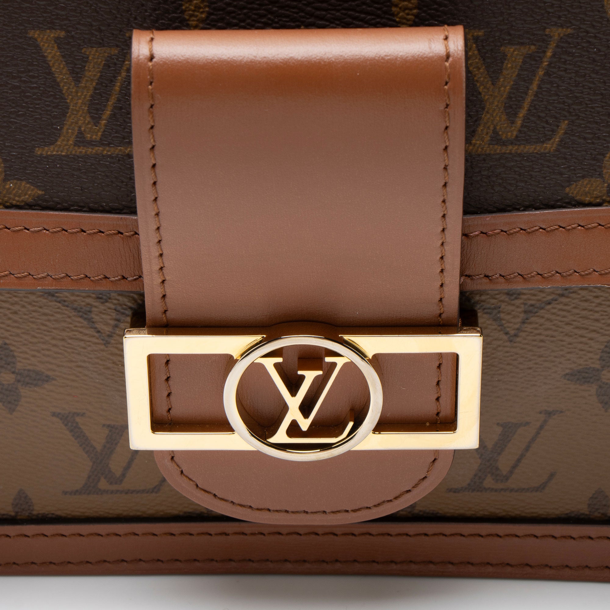 Louis Vuitton Reverse Monogram Dauphine MM Shoulder Bag