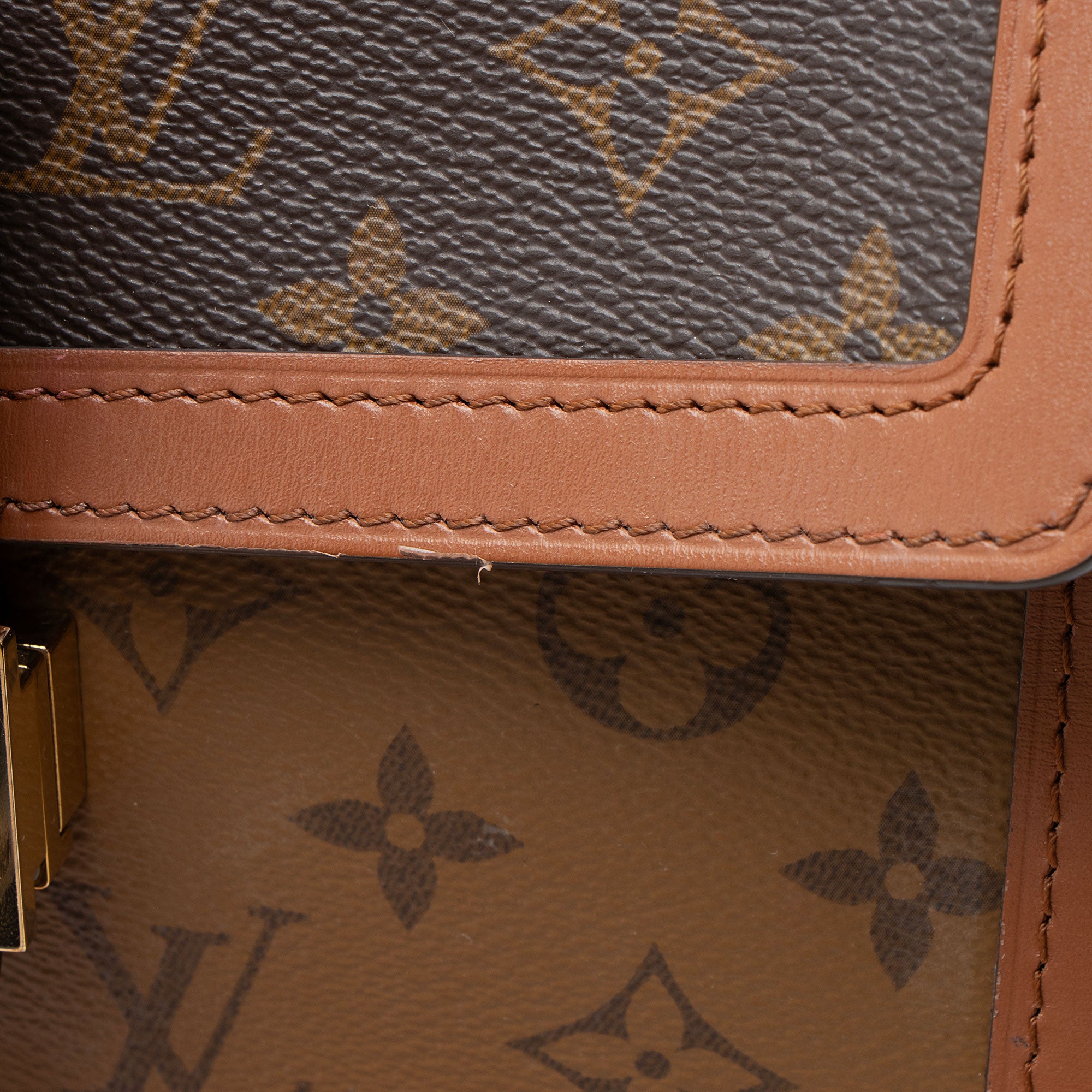 Louis Vuitton Reverse Monogram Dauphine MM Shoulder Bag