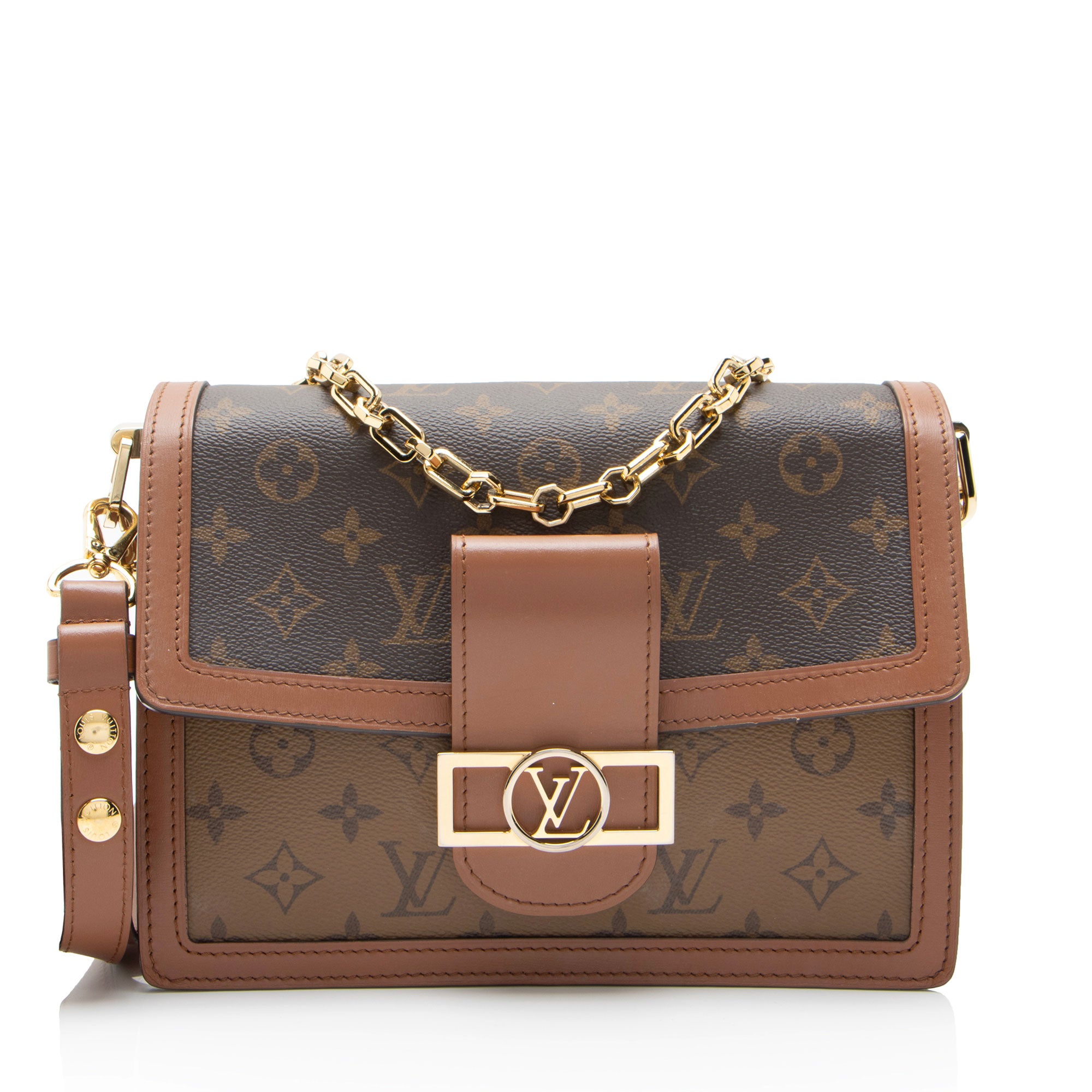 Louis Vuitton Reverse Monogram Dauphine MM Shoulder Bag