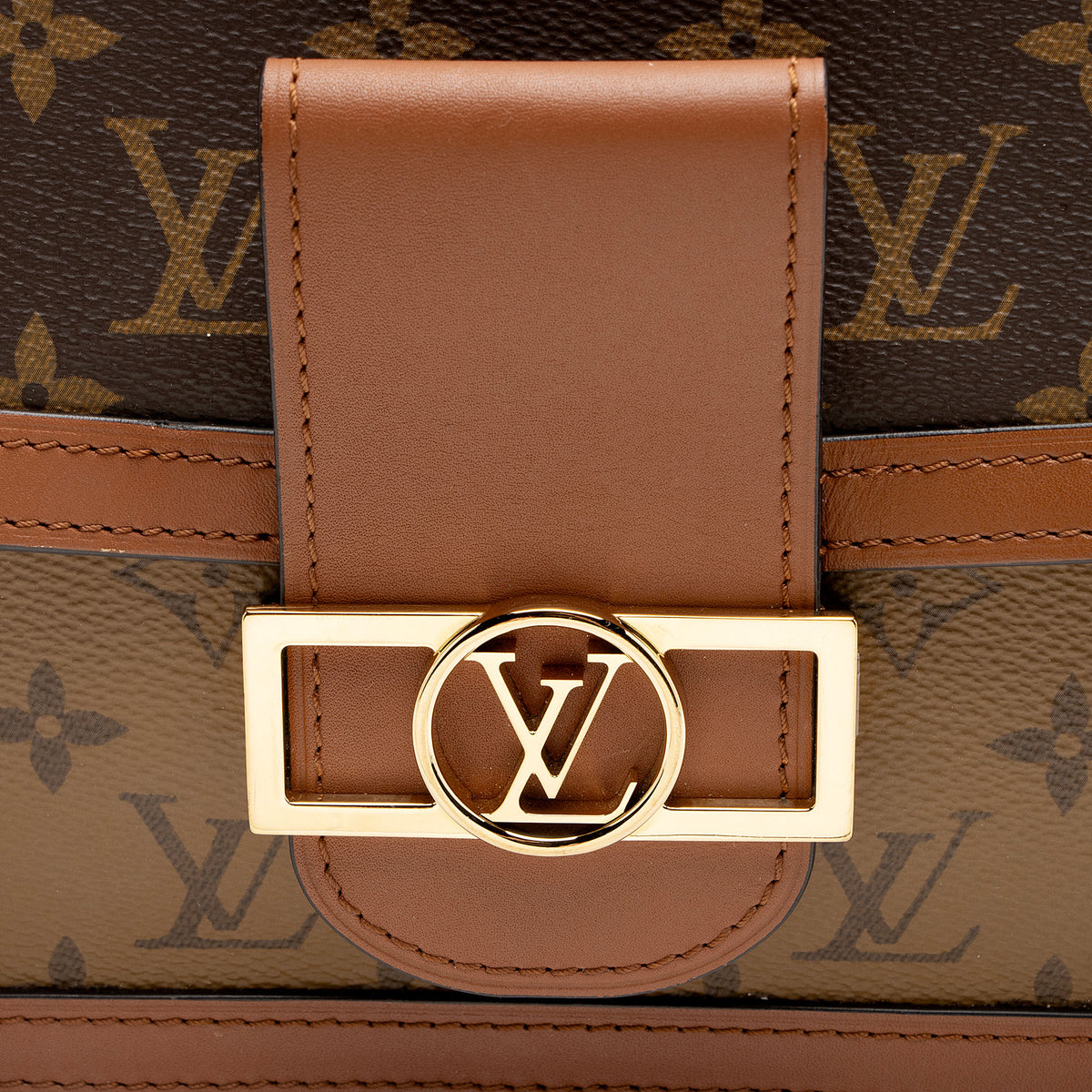 Louis Vuitton Reverse Monogram Dauphine MM Shoulder Bag