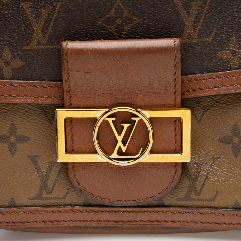 Louis Vuitton Dauphine Mini Adjustable Strap Reverse Monogram.