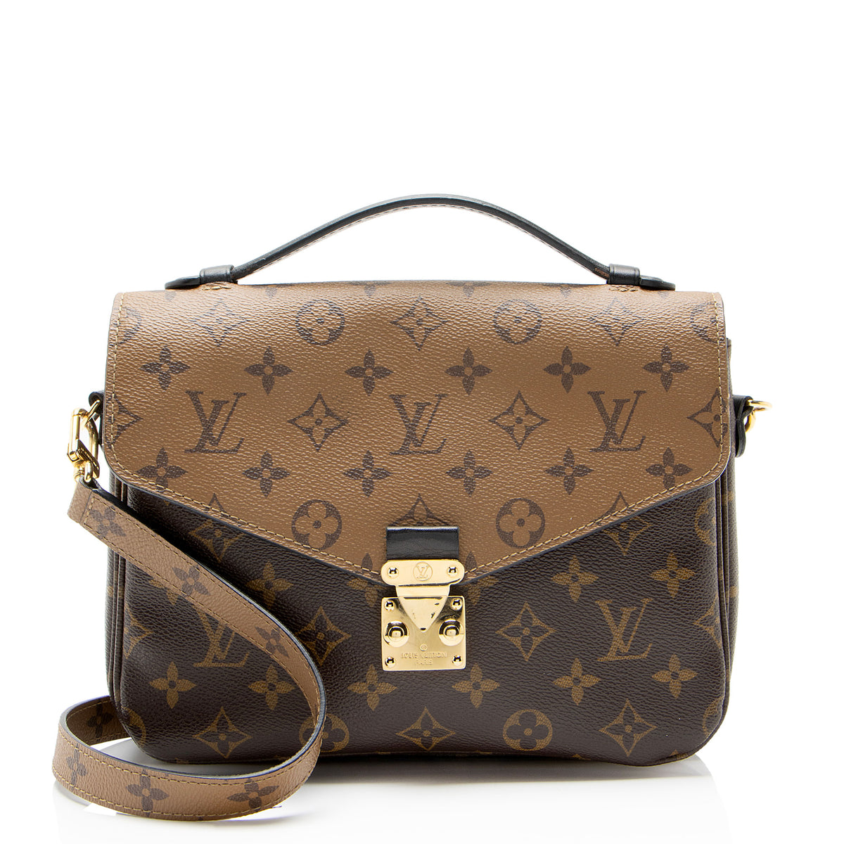 Louis Vuitton Reverse Monogram Pochette Metis Shoulder Bag