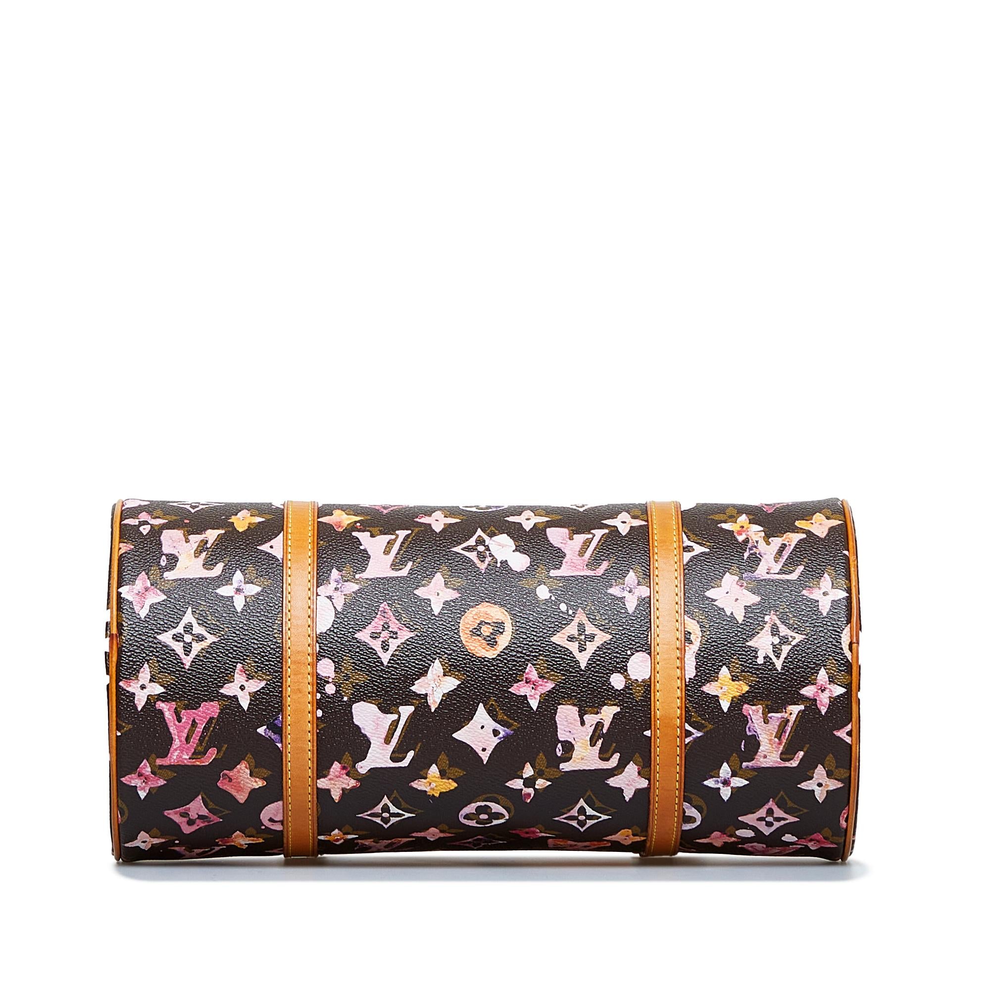 Louis Vuitton Richard Prince Monogram Watercolor Papillon 30 (SHG-zR3WPZ)