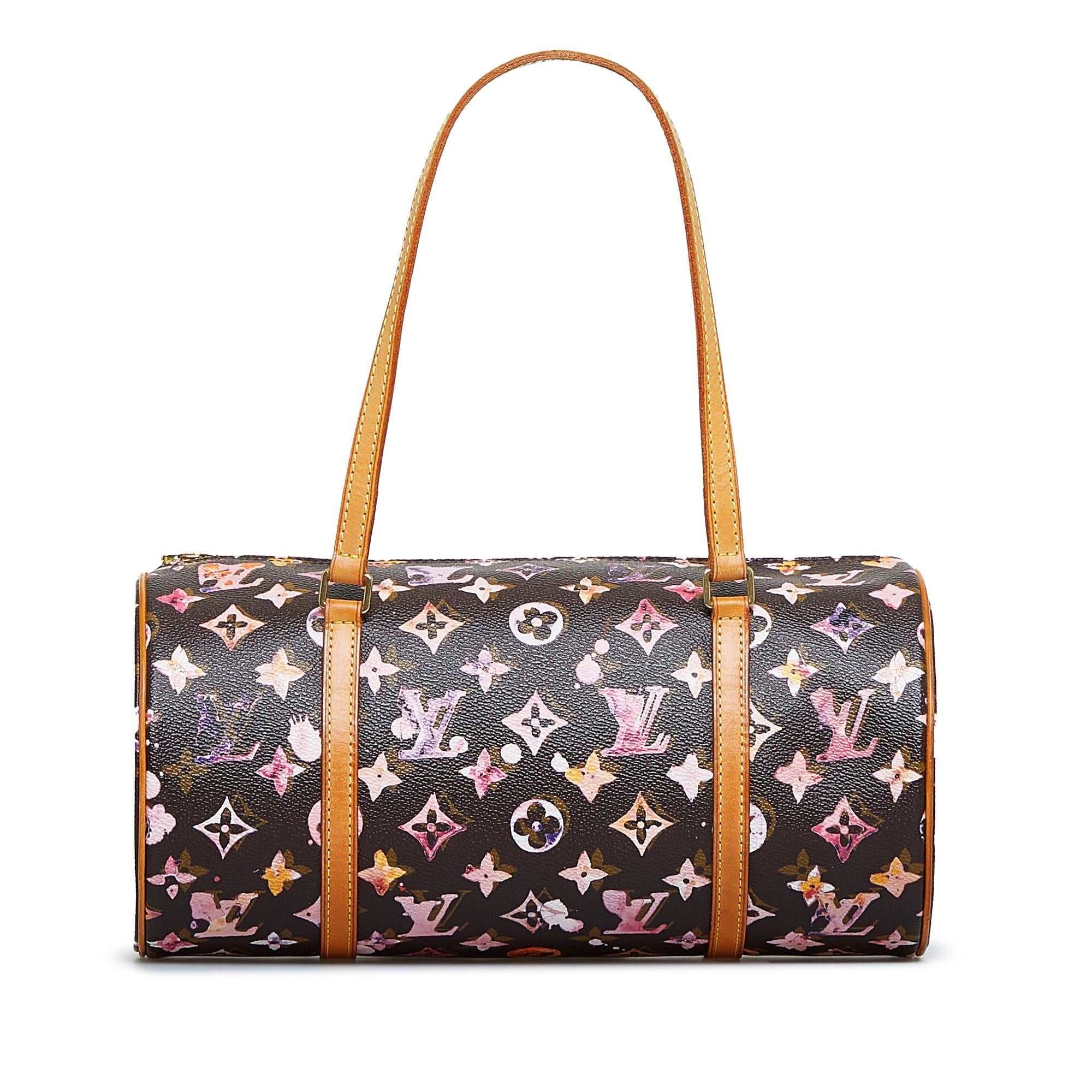 Louis Vuitton Richard Prince Monogram Watercolor Papillon 30 (SHG-zR3WPZ)
