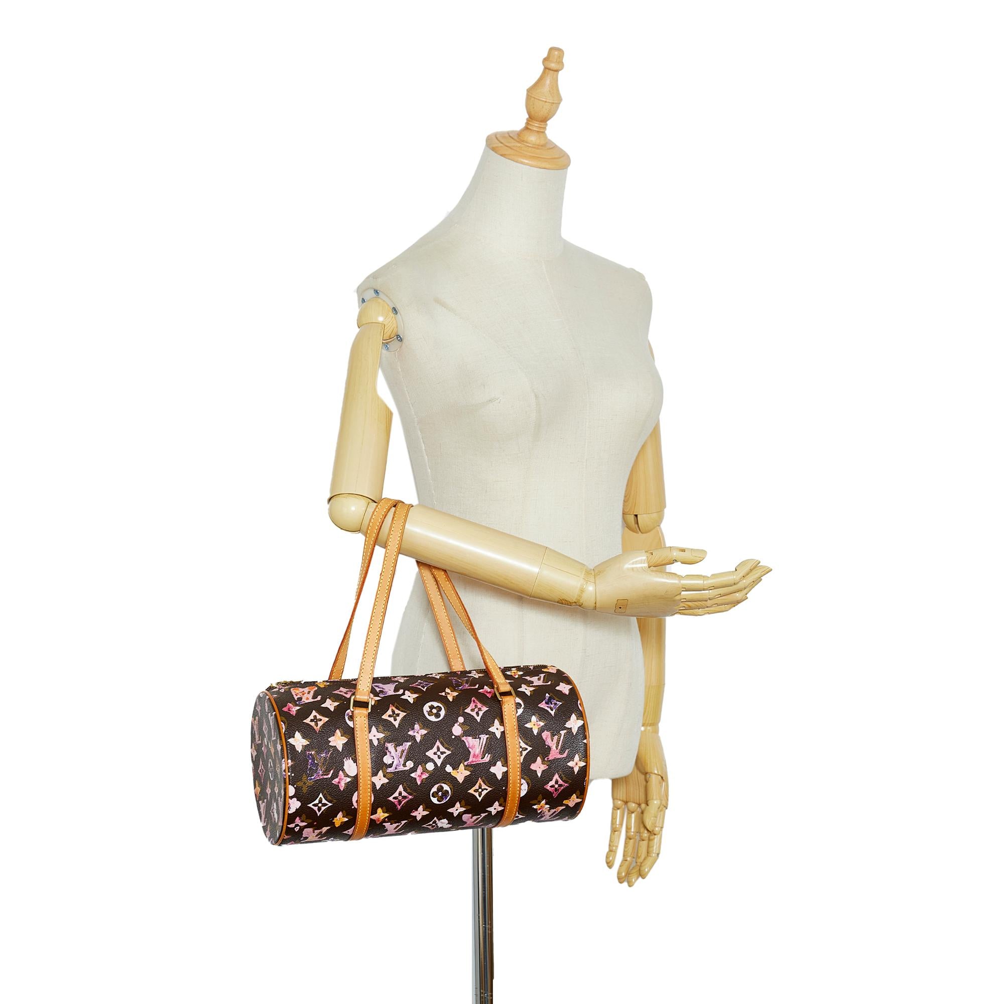 Louis Vuitton Richard Prince Monogram Watercolor Papillon 30 (SHG-zR3WPZ)