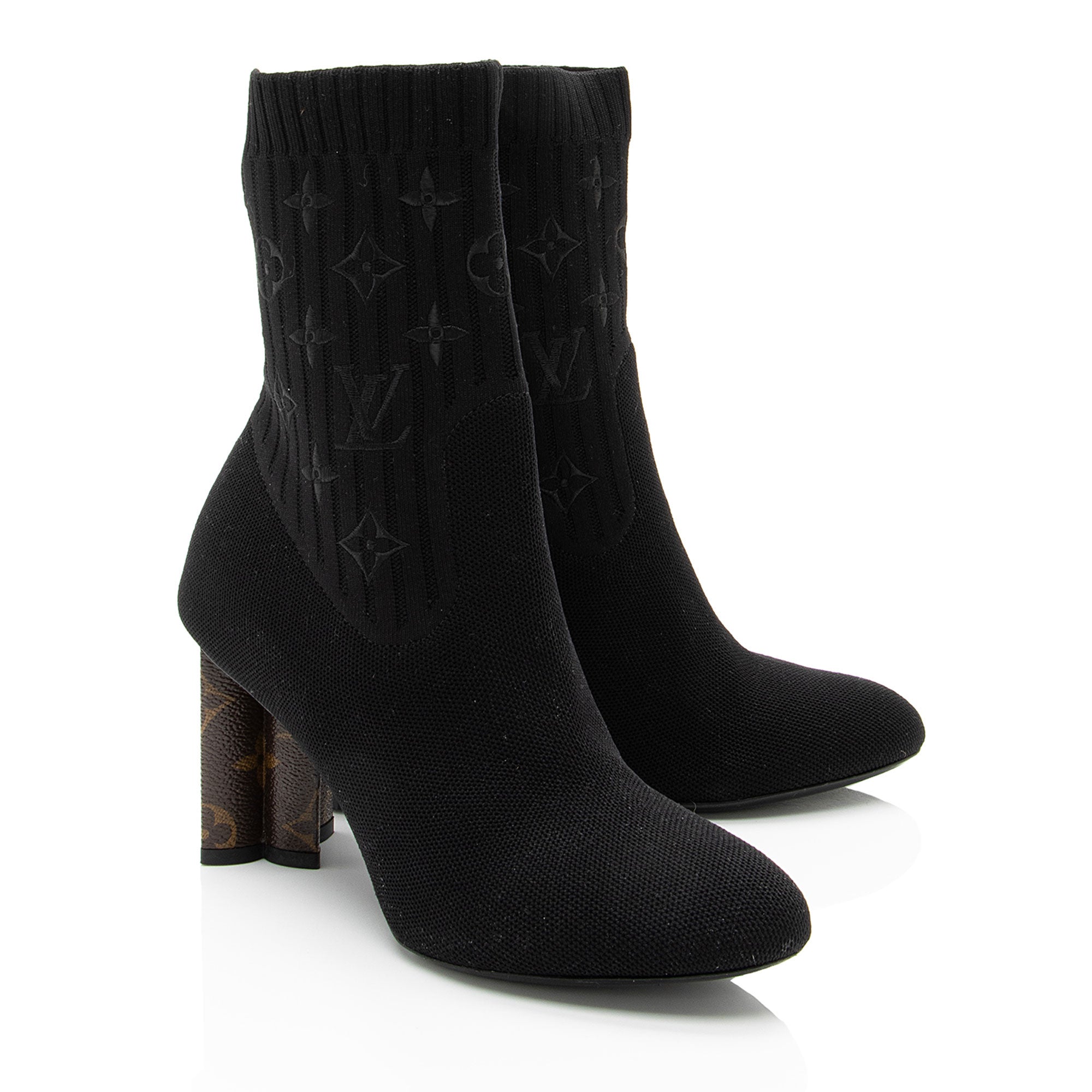 Louis Vuitton Silhouette Ankle Boots - Size 7.5 / 37.5