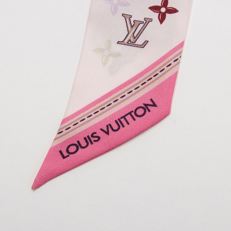 Louis Vuitton - Authenticated Scarf - Silk Pink for Women, Never Worn, with Tag