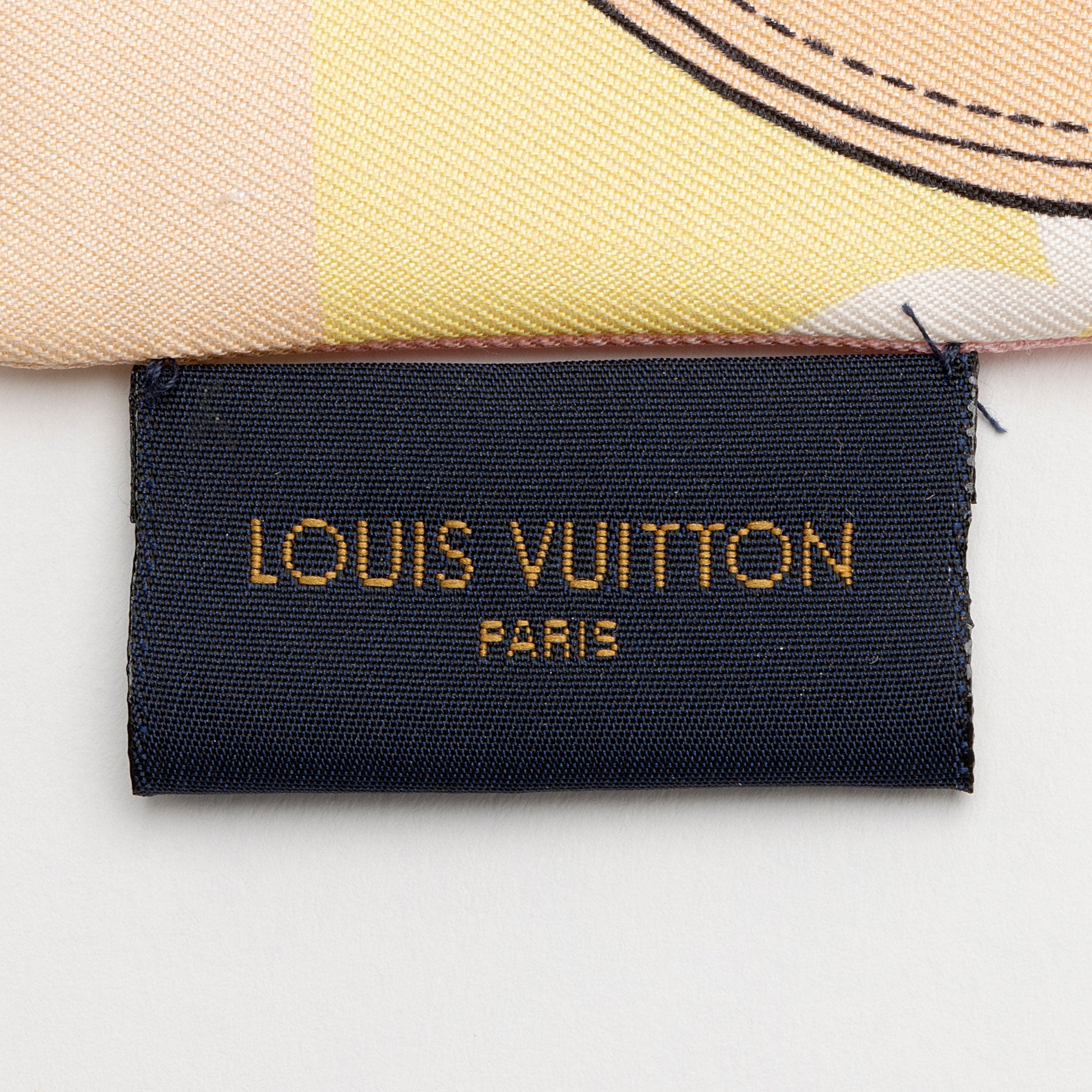 Louis Vuitton Silk By the Pool Bandeau Scarf (SHF-X7AaUw)