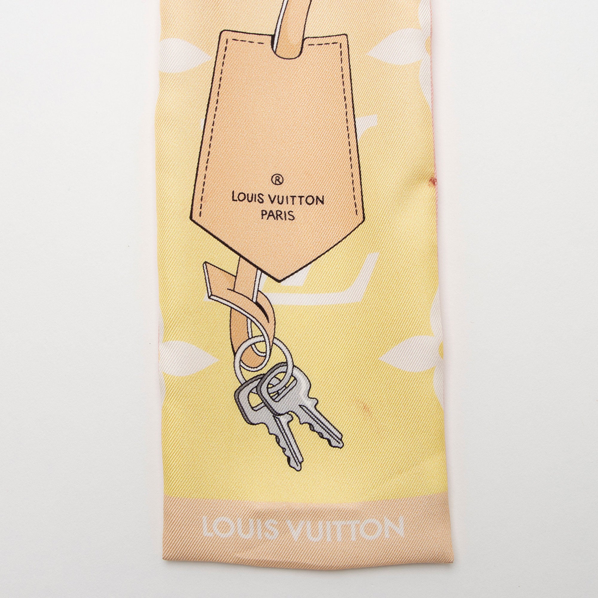 Louis Vuitton Silk By the Pool Bandeau Scarf (SHF-X7AaUw)