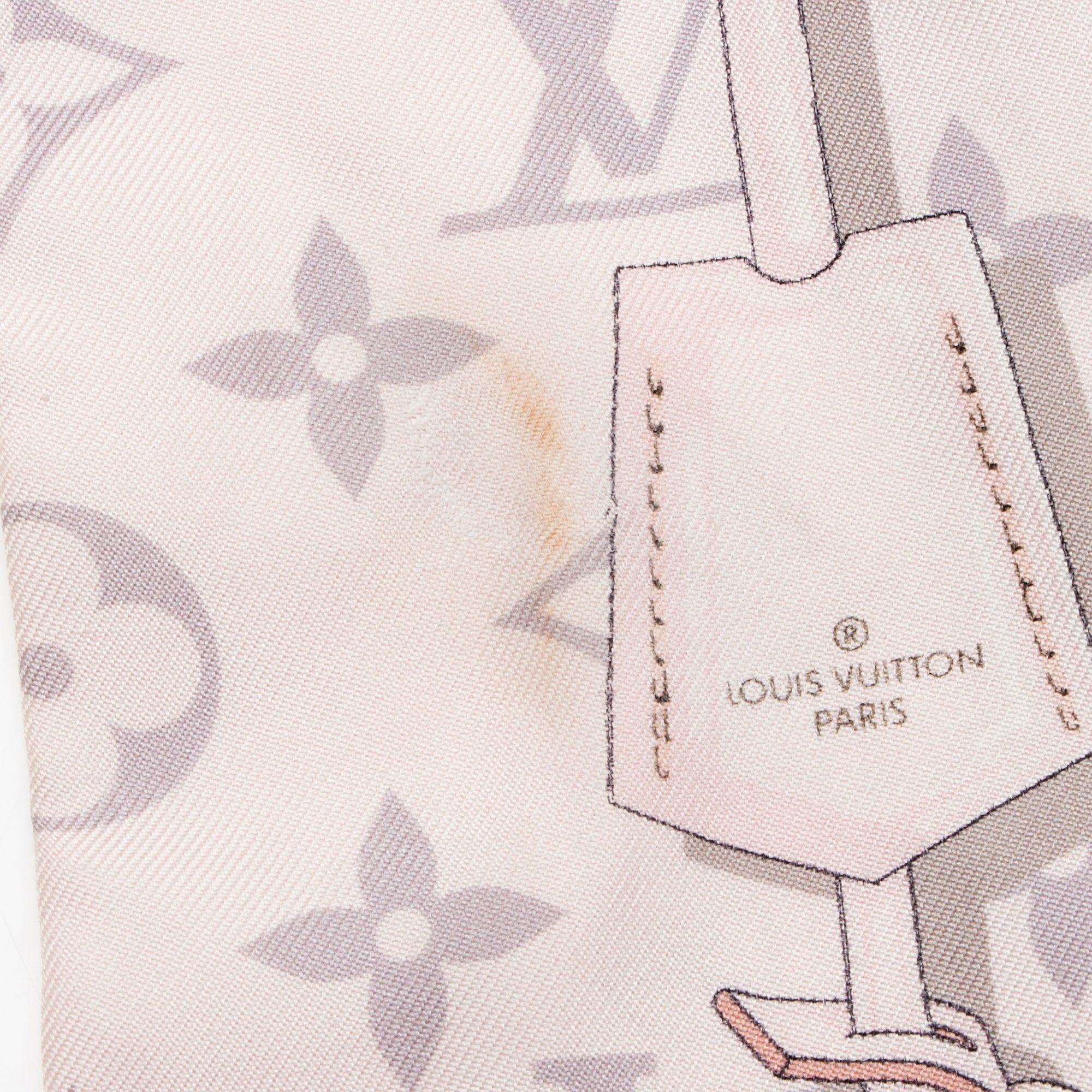 Louis Vuitton Silk Confidential Bandeau Scarf