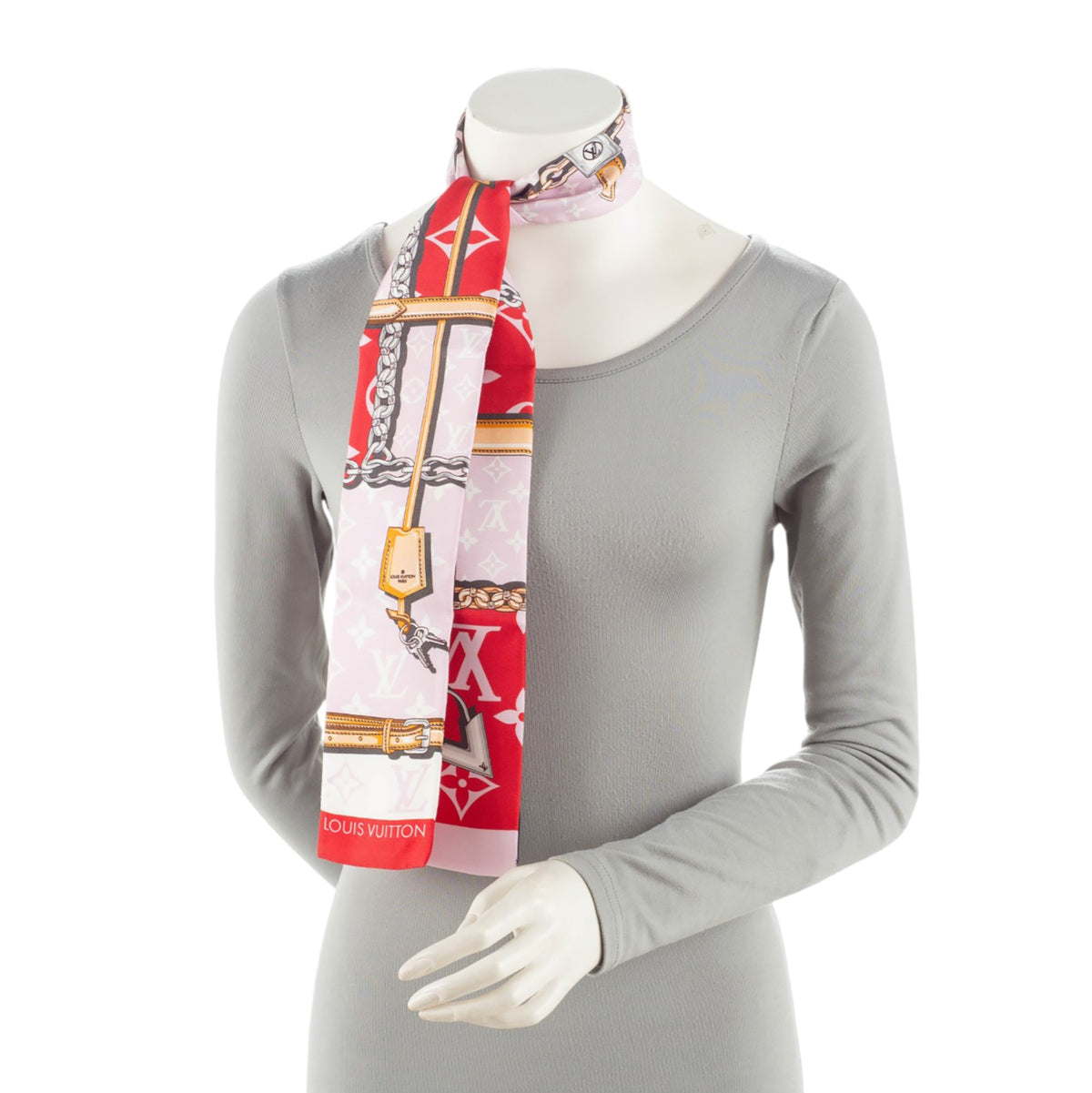 Louis Vuitton Silk Confidential Bandeau Scarf