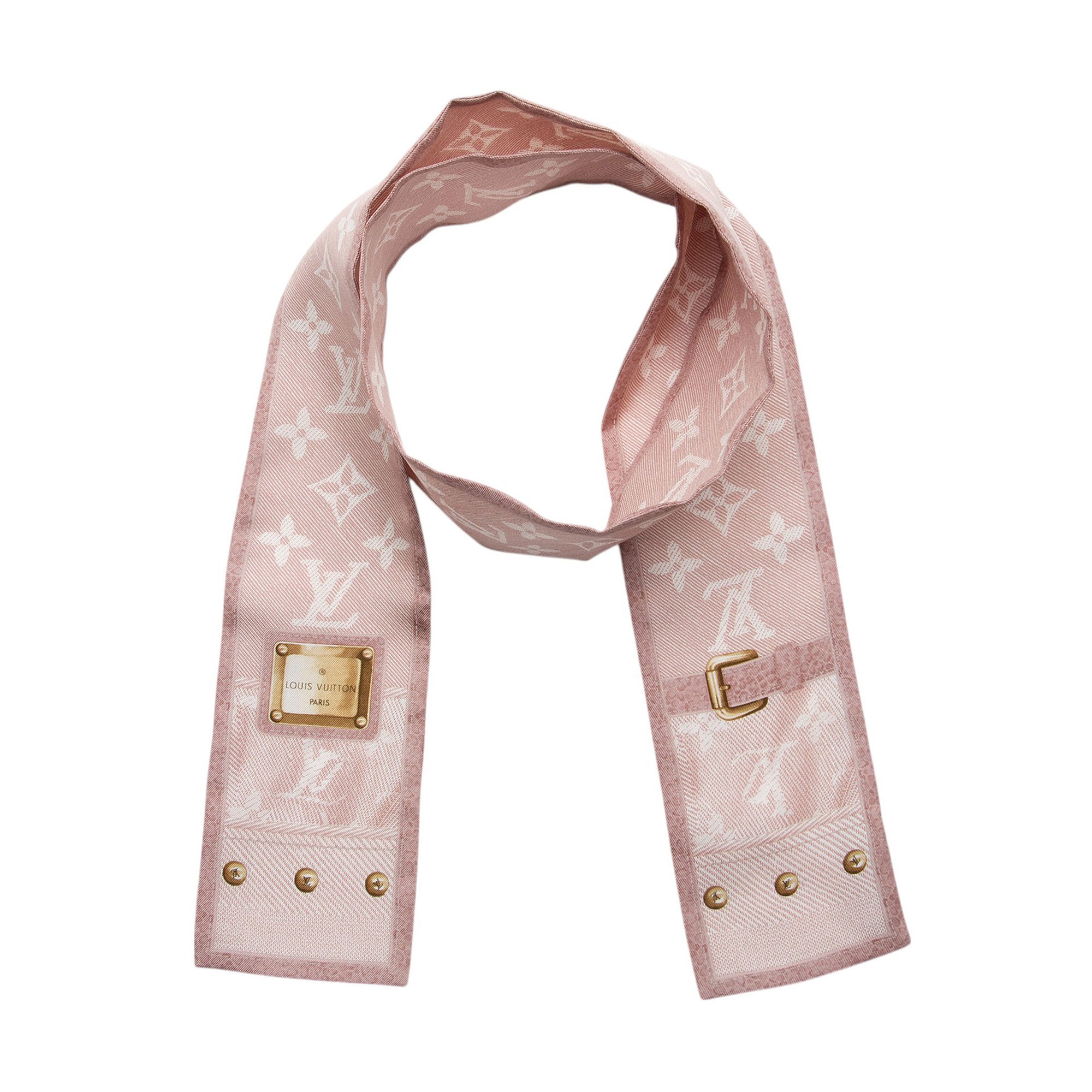 Louis Vuitton Silk Denim Bandeau Scarf