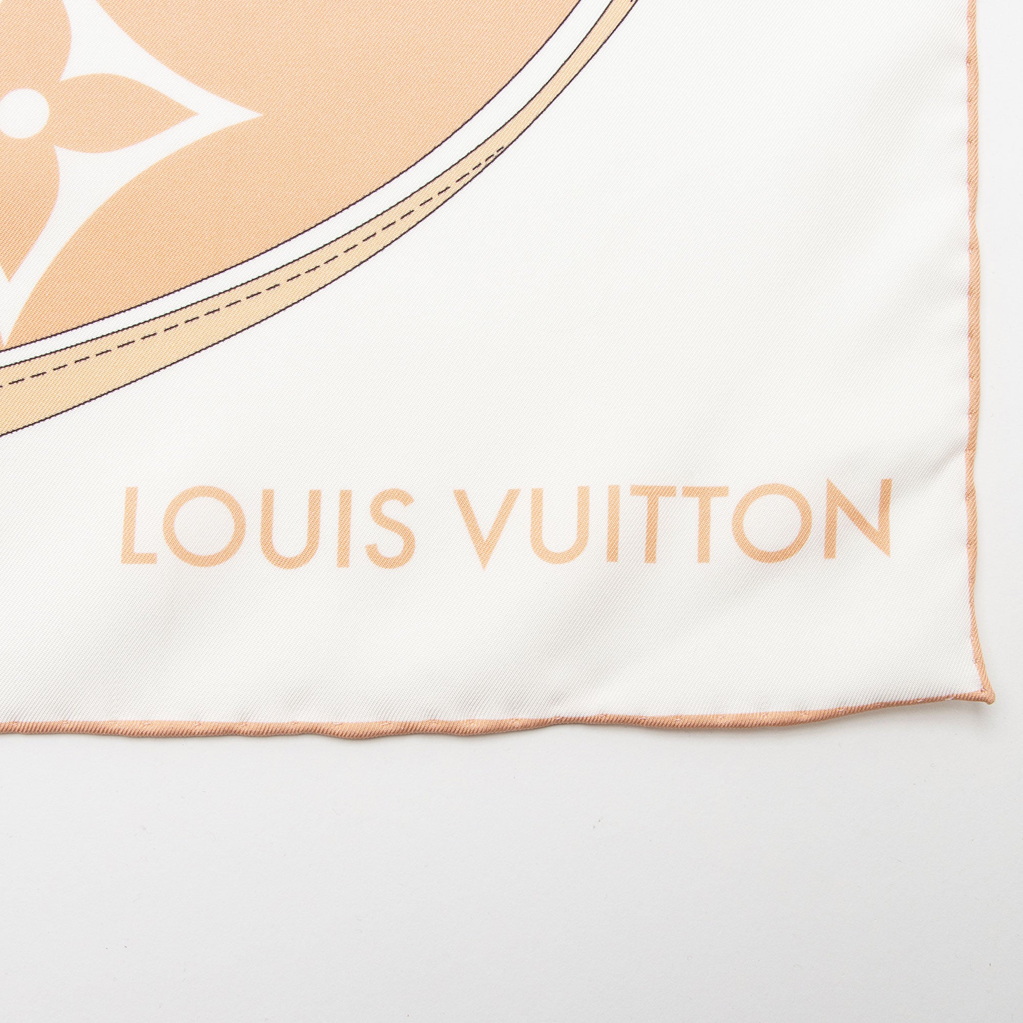 Louis Vuitton Silk Monogram Pool 90cm Scarf