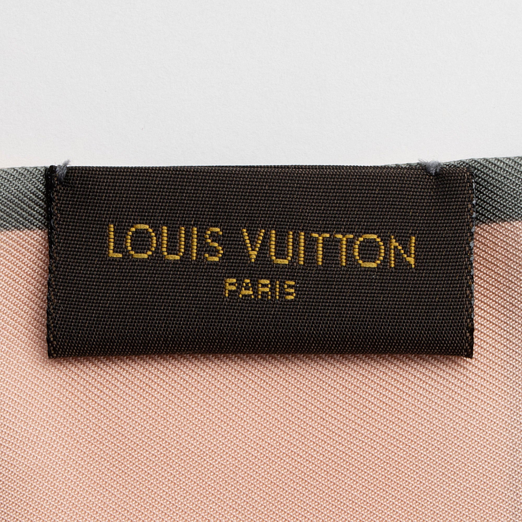 Louis Vuitton Silk Trunks Bandeau Scarf